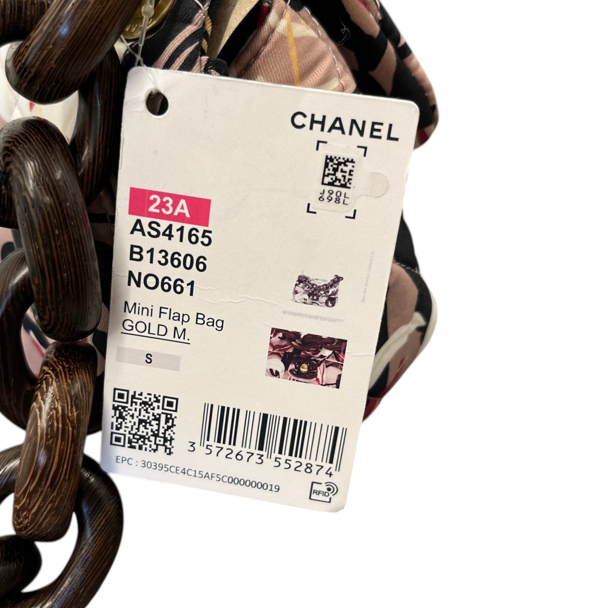 Women's 2023 Wenge Wood Chain Mini Flap Bag Brown