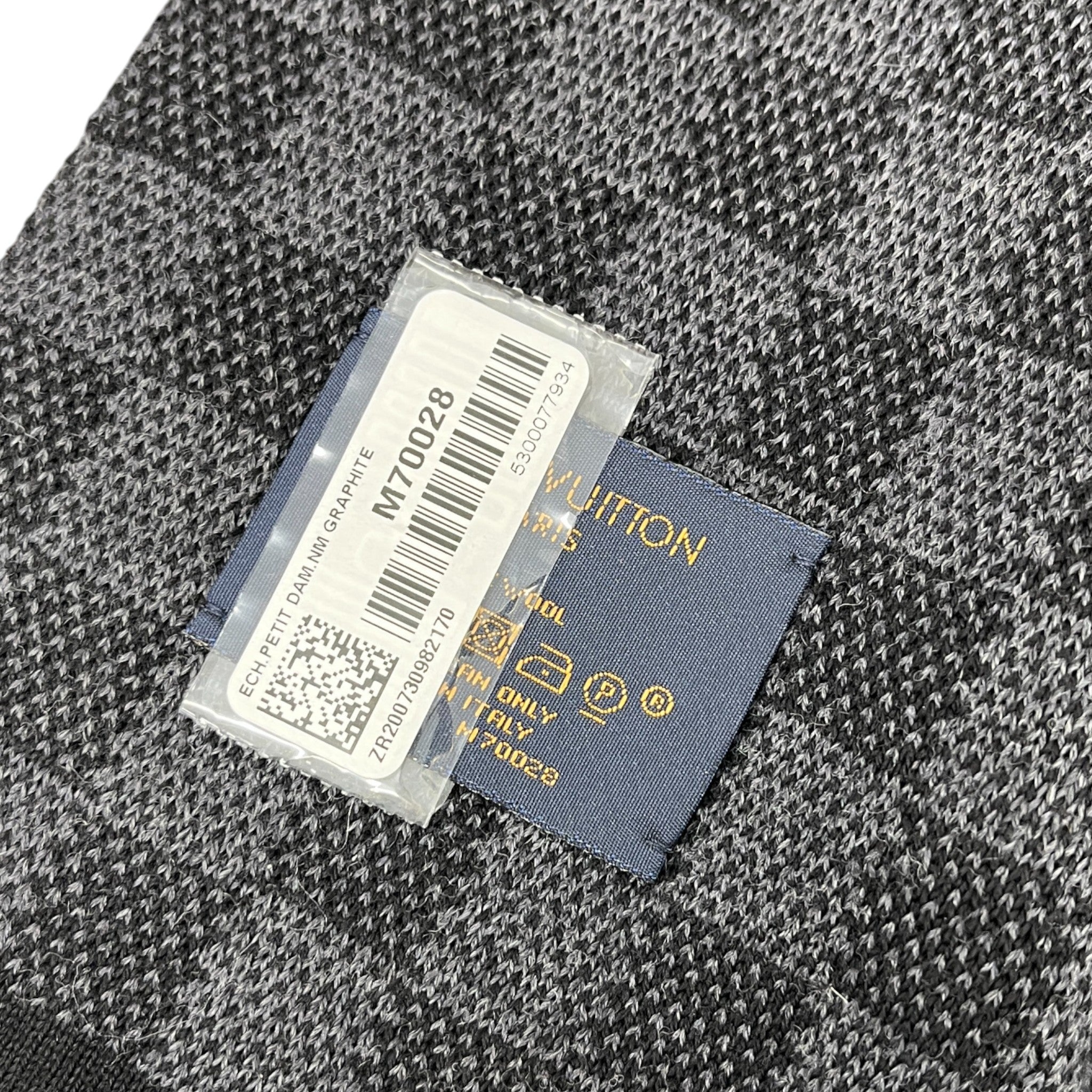 Men's Néo Petit Damier Scarf Grey