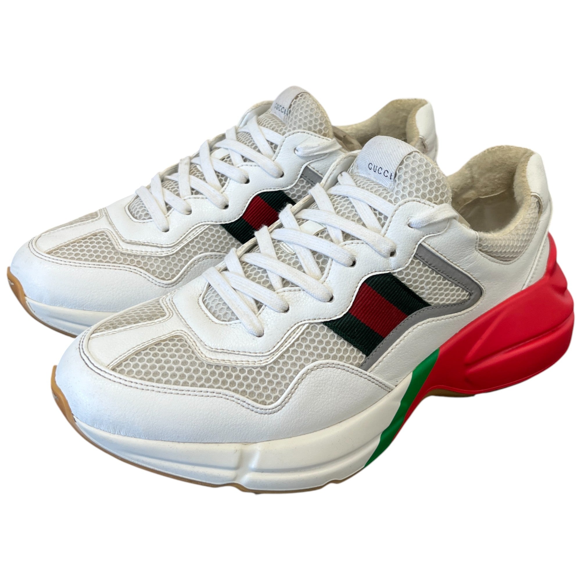 Men's Rhyton Low Trainers White Size EU 43 / UK 9