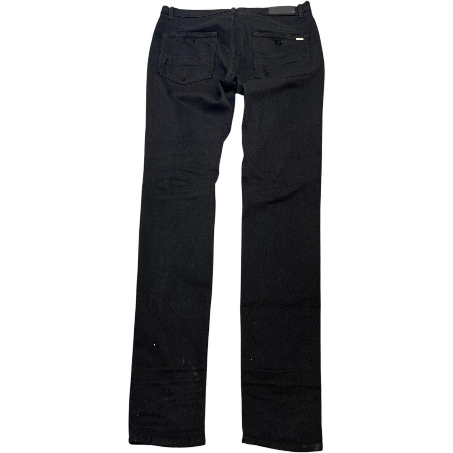 Men's Distressed Jeans Black Size Waist 32"