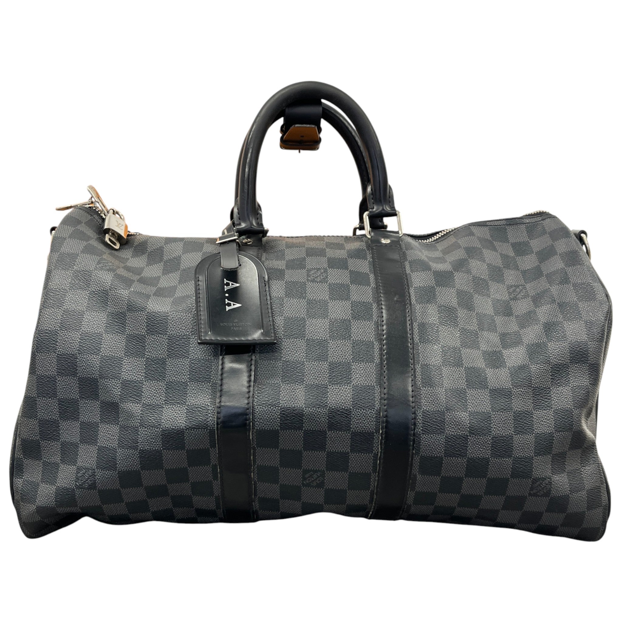 Men's Damier Graphite Keepall Bandoulière 45 Bag Black