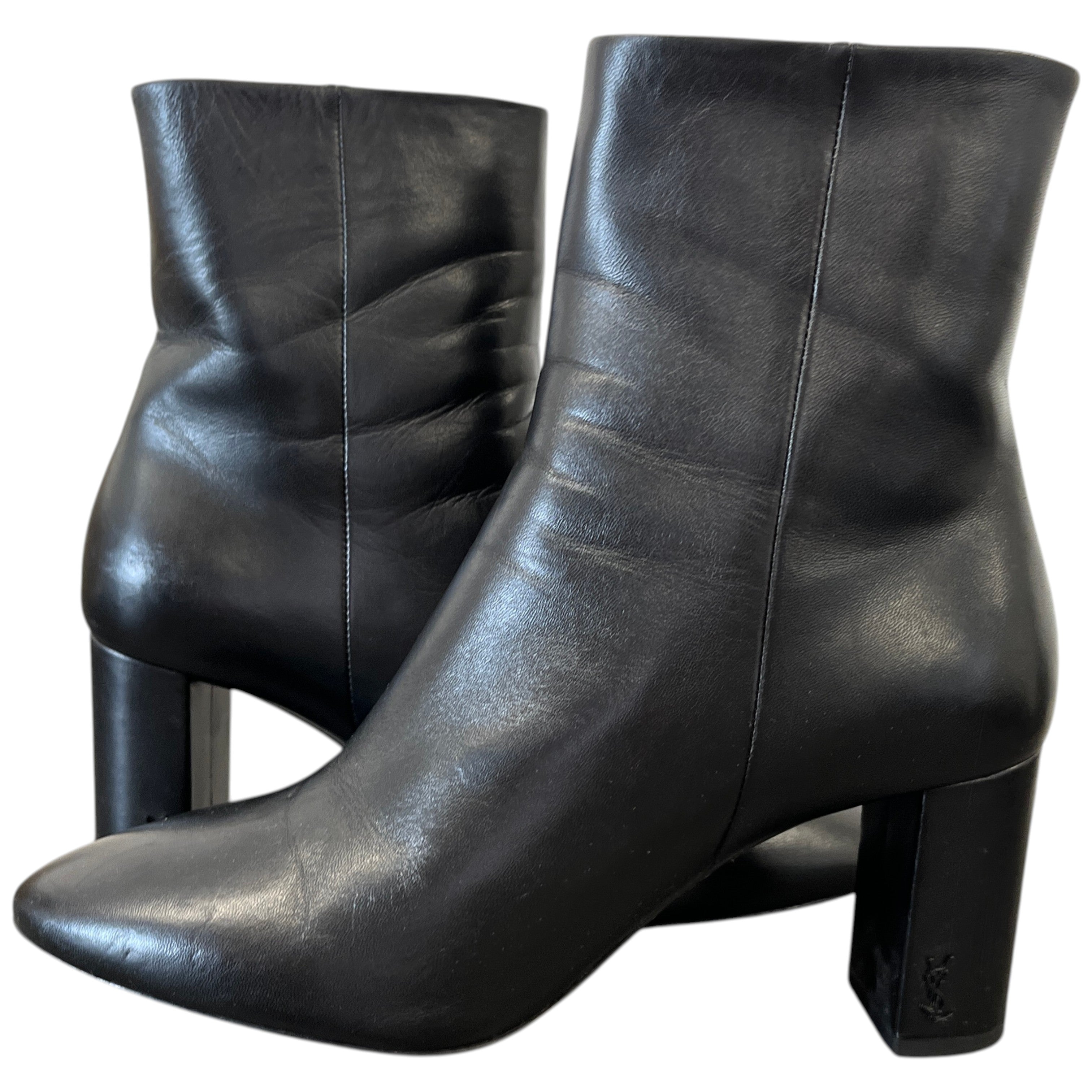 Women's Lou Heeled Ankle Boots Black Size EU 38 / UK 5