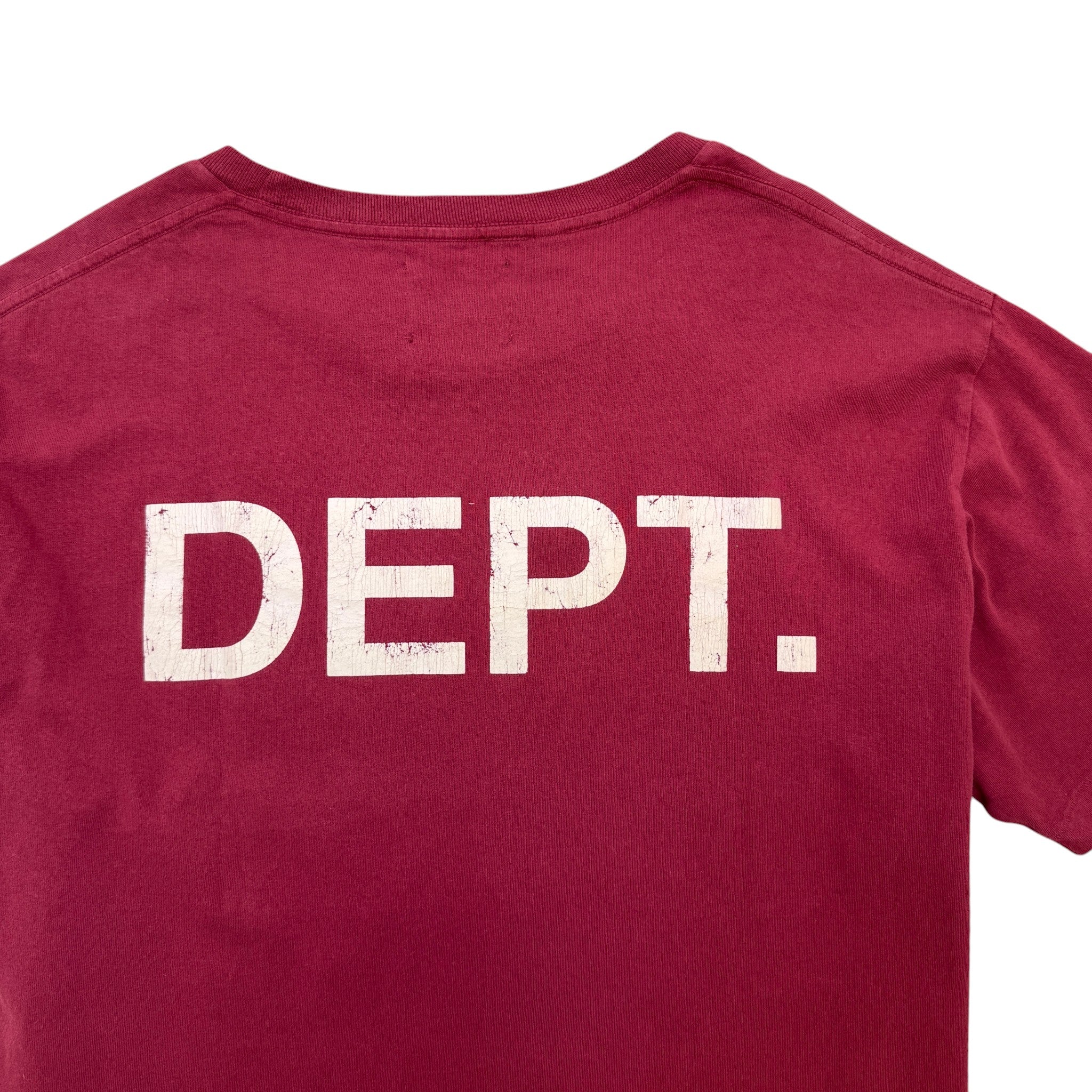 Men's Gym T-Shirt Burgundy Size M