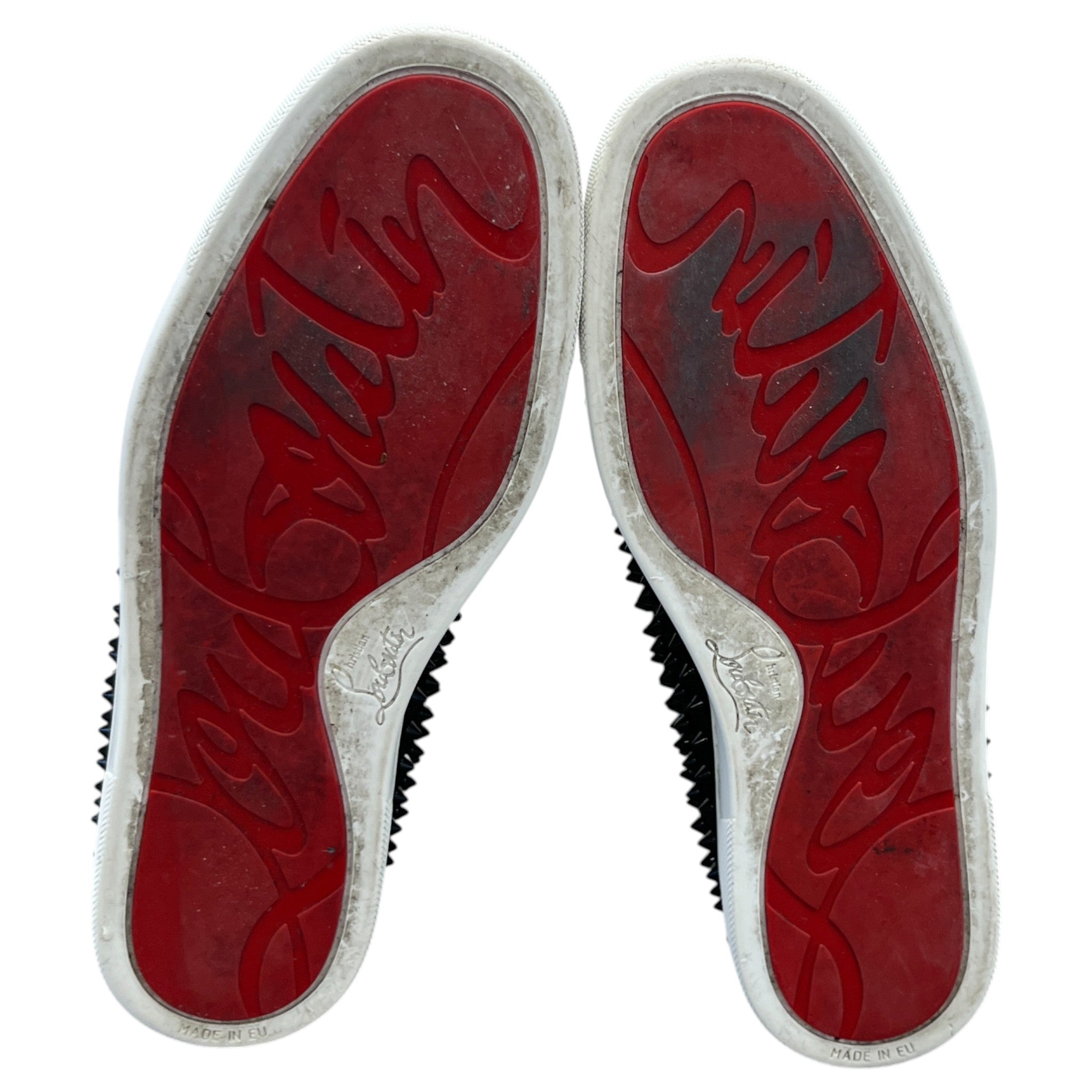 Men's Roller Boat Flat Spike Loafers Black Size EU 40 / UK 6