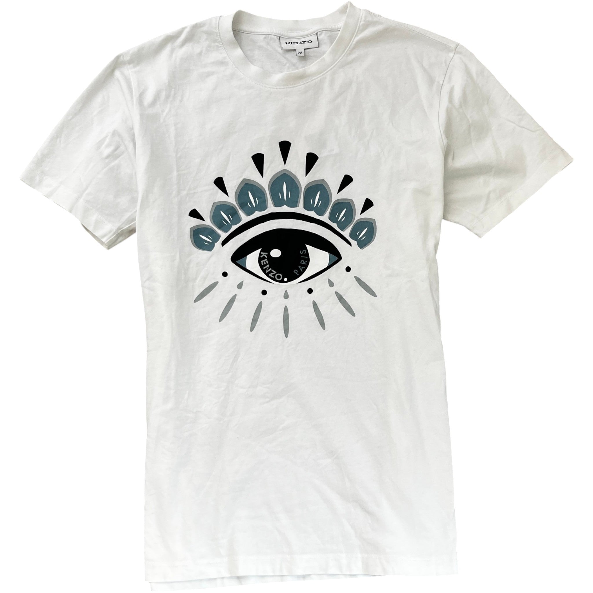Men's Logo Print T-Shirt White Size M