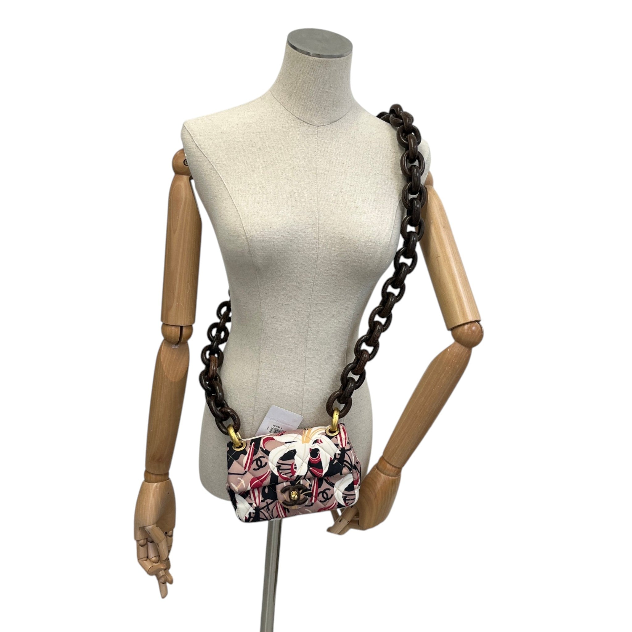 Women's 2023 Wenge Wood Chain Mini Flap Bag Brown