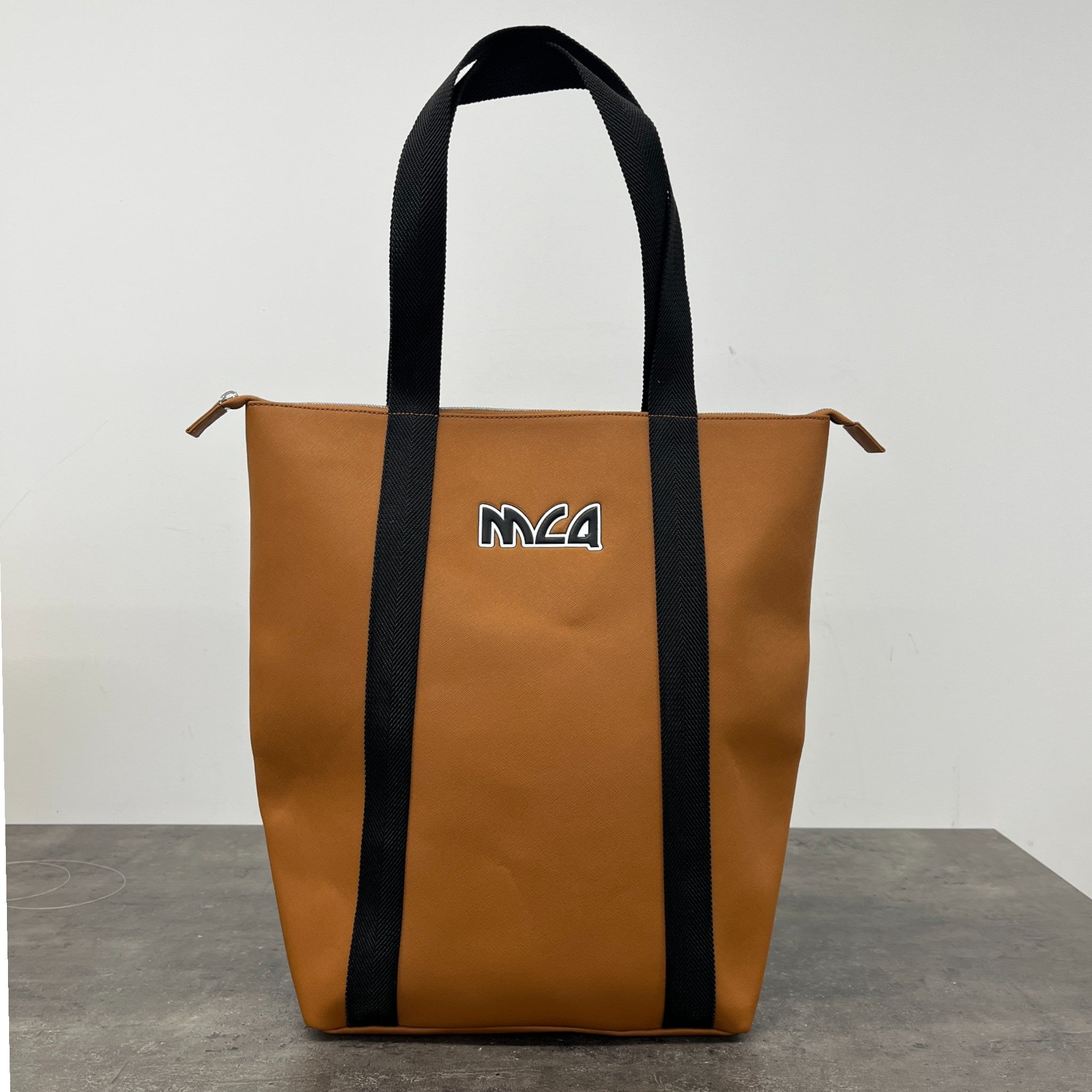 Women's Logo Print Bag Tan