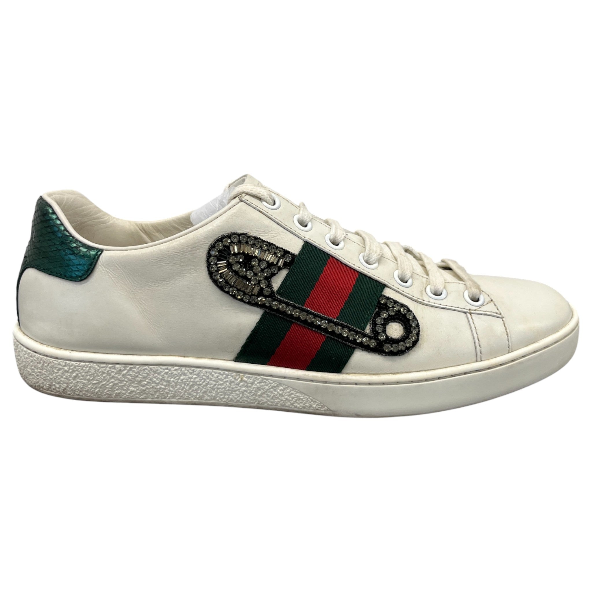 Women's Ace Safety Pin Low Trainers White Size EU 36.5 / UK 3.5