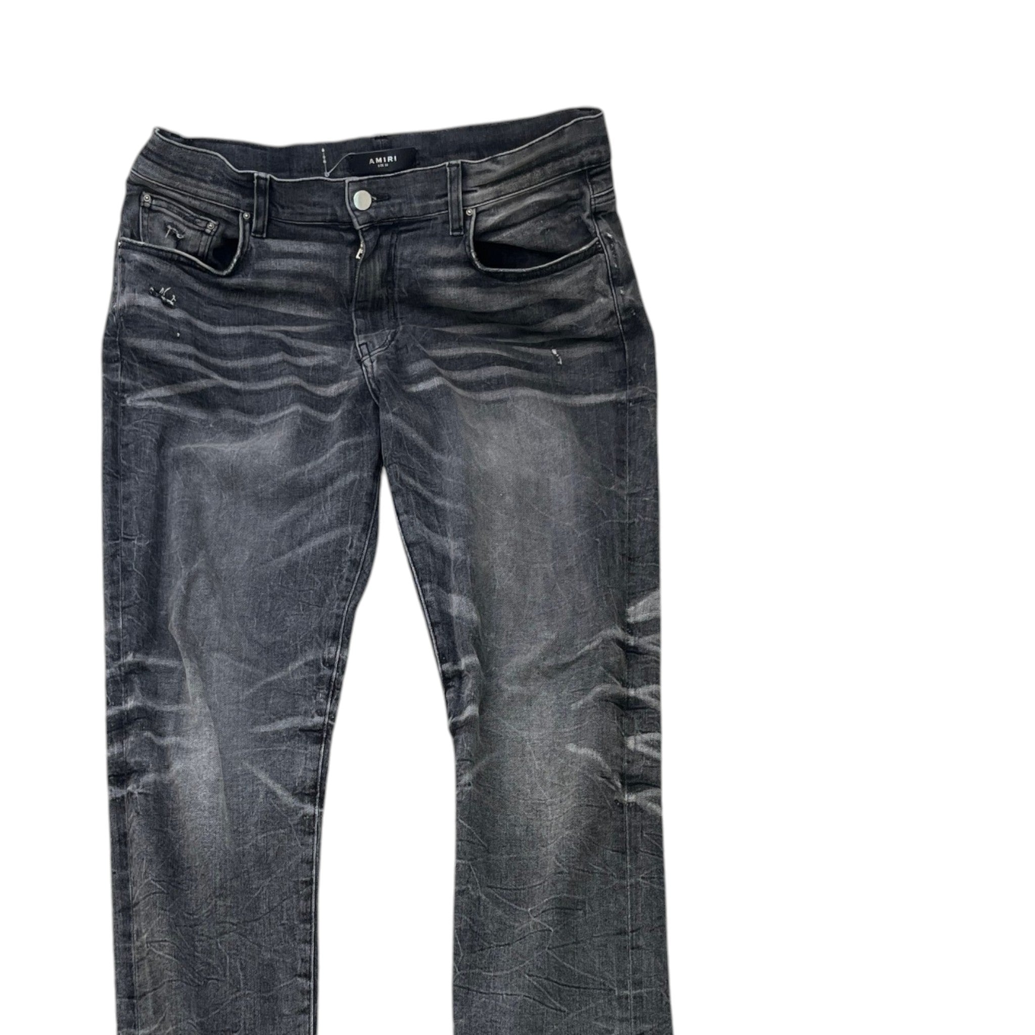 Men's Mx1 Distressed Jeans Grey Size Waist 32"