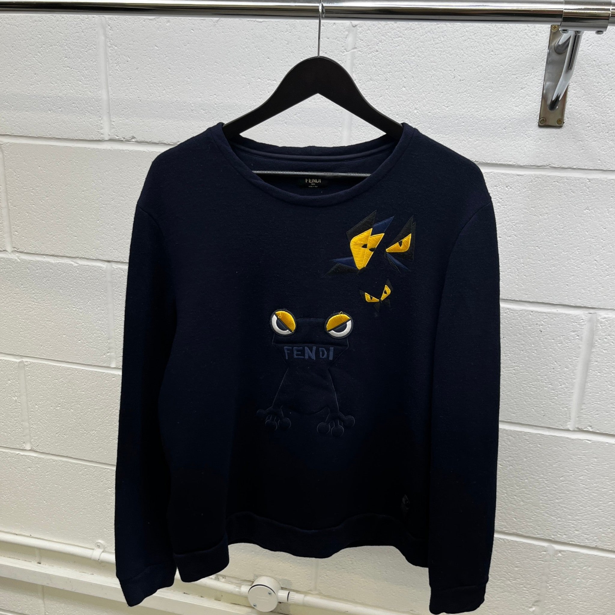 Men's Viscose Jumper Navy Size IT 50 / UK L