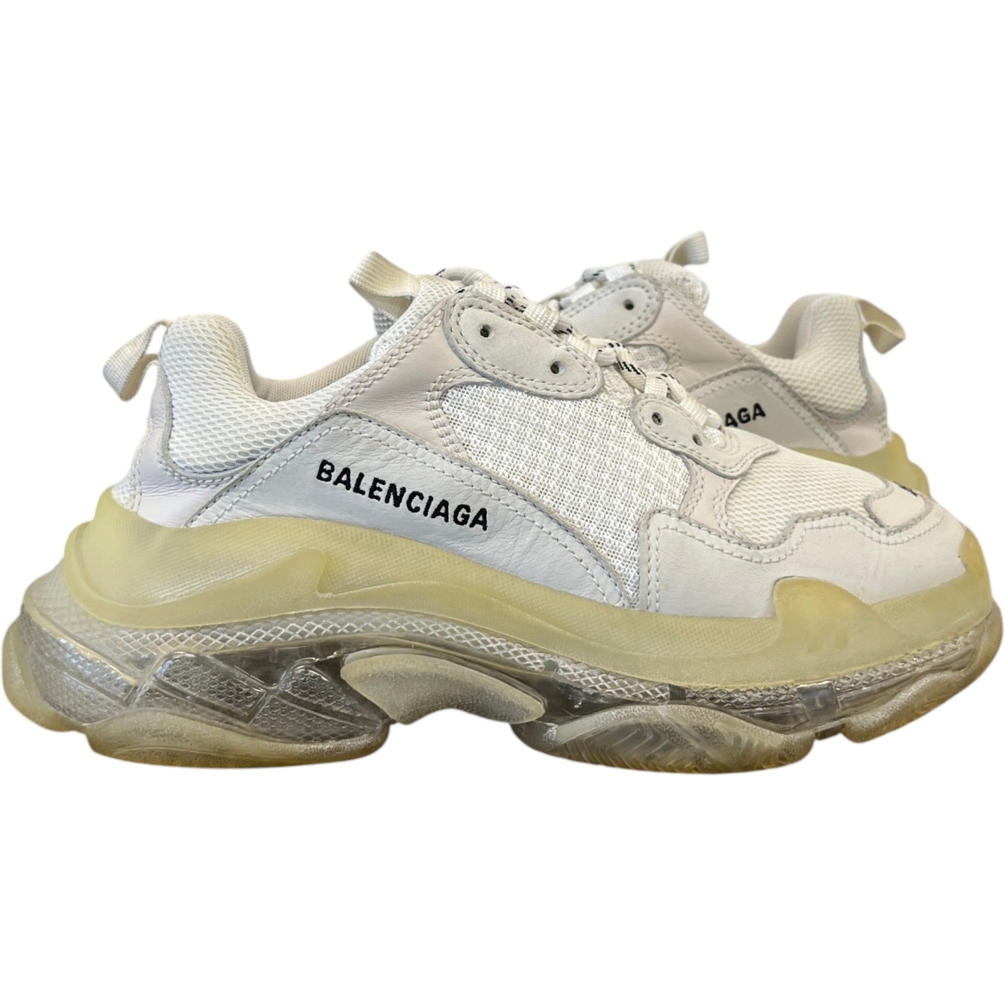 Men's Triple S Low Trainers Beige Size EU 41 / UK 7
