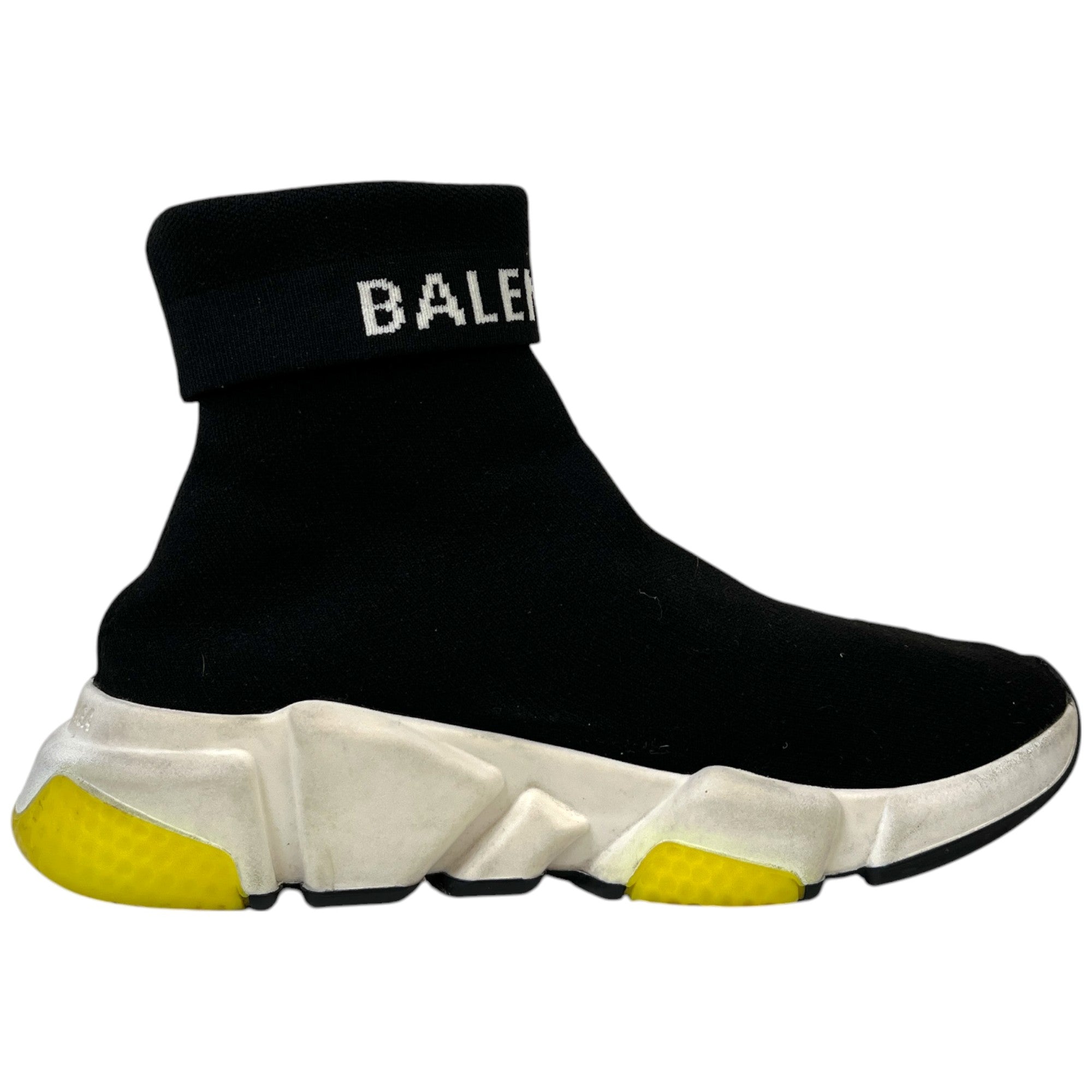 Women's Speed Sock High Trainers Black Size EU 35 / UK 2