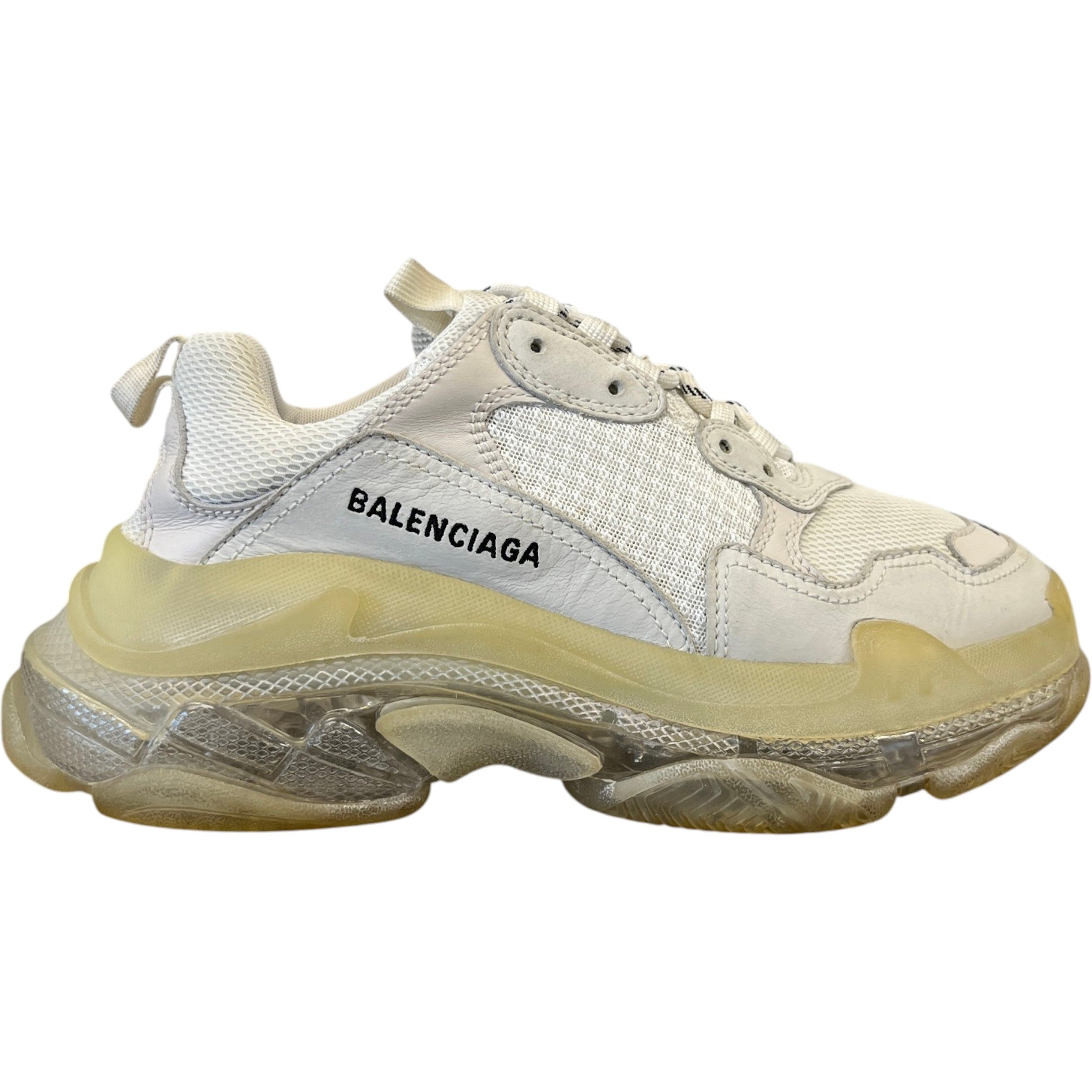 Men's Triple S Low Trainers Beige Size EU 41 / UK 7