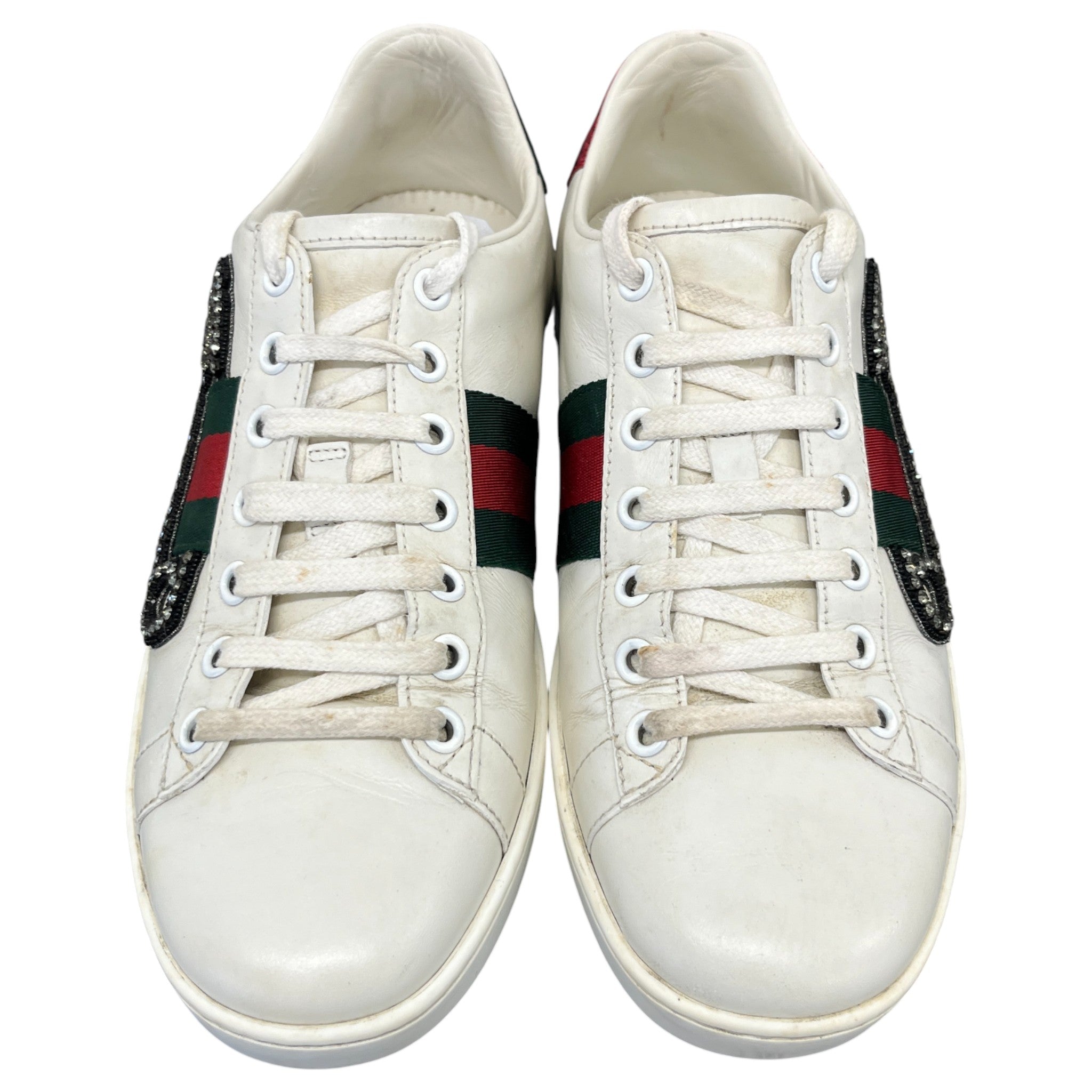 Women's Ace Safety Pin Low Trainers White Size EU 36.5 / UK 3.5