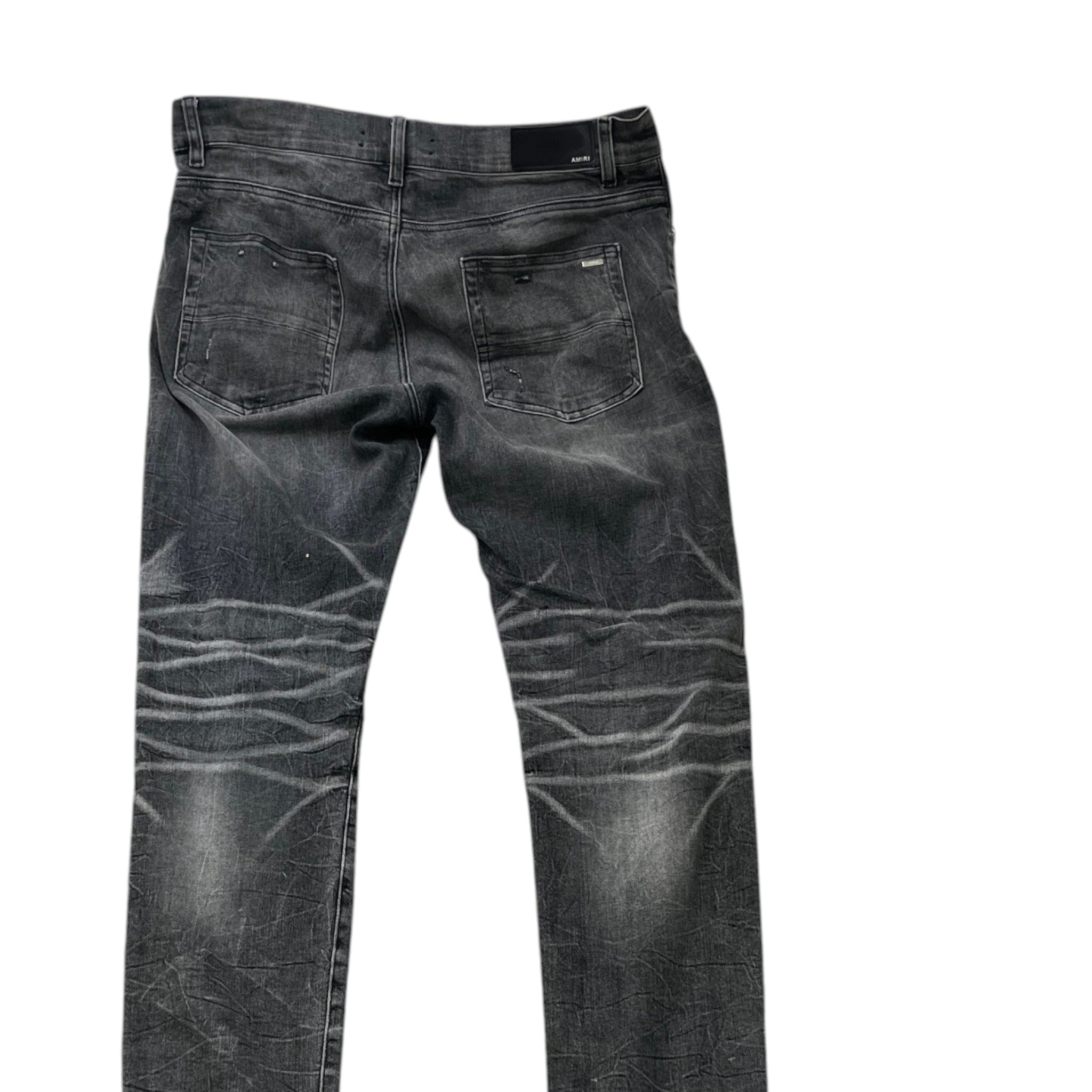 Men's Mx1 Distressed Jeans Grey Size Waist 32"