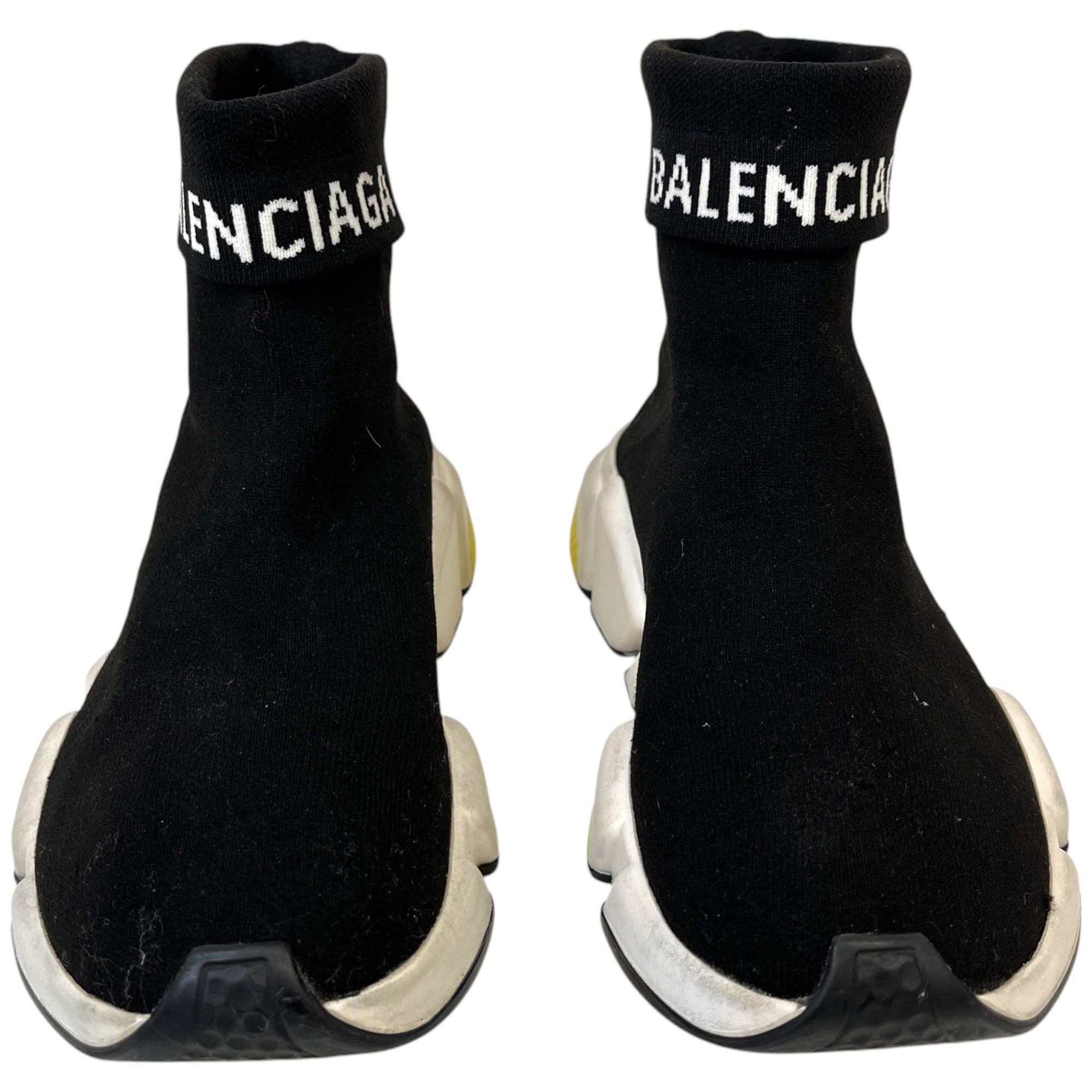 Women's Speed Sock High Trainers Black Size EU 35 / UK 2