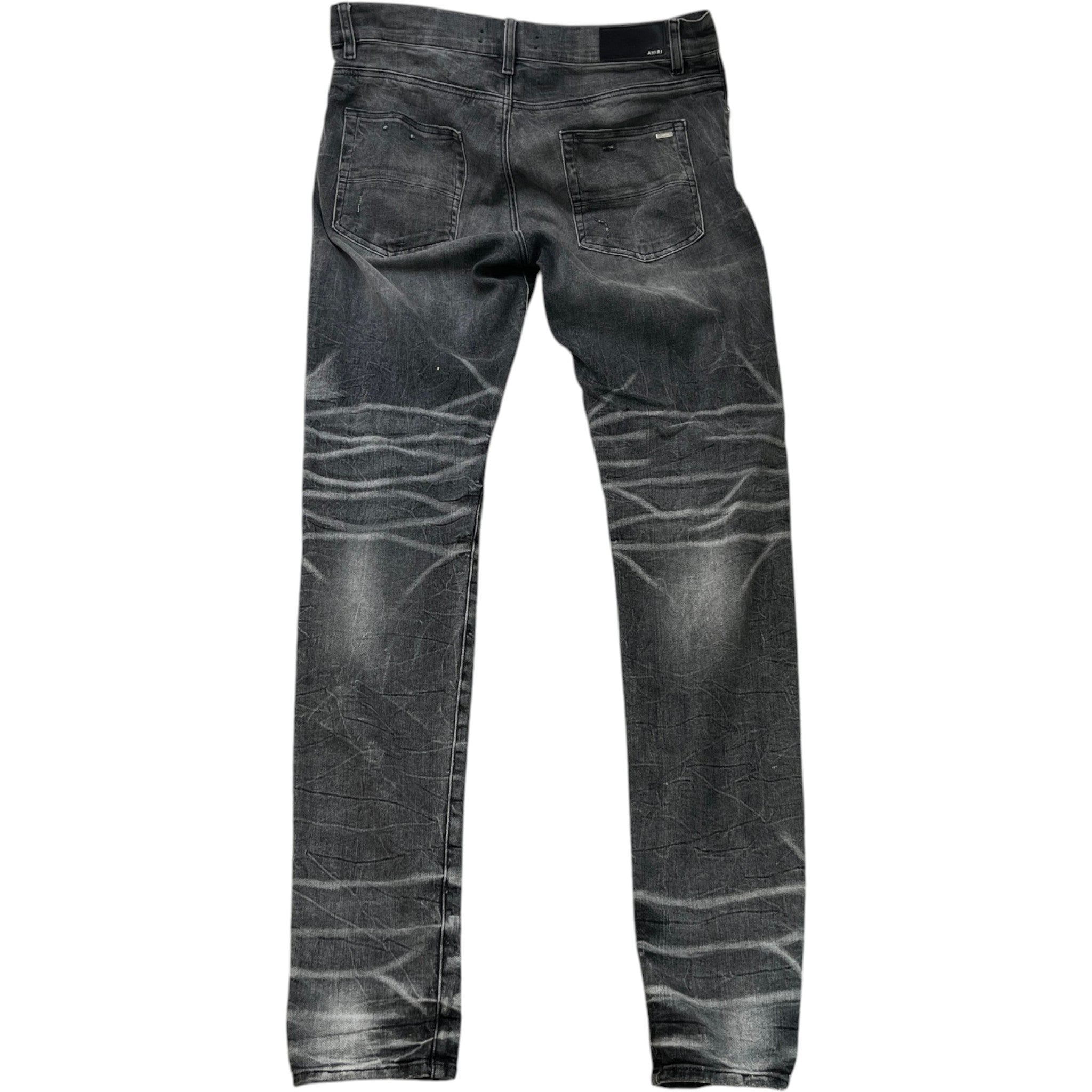 Men's Mx1 Distressed Jeans Grey Size Waist 32"