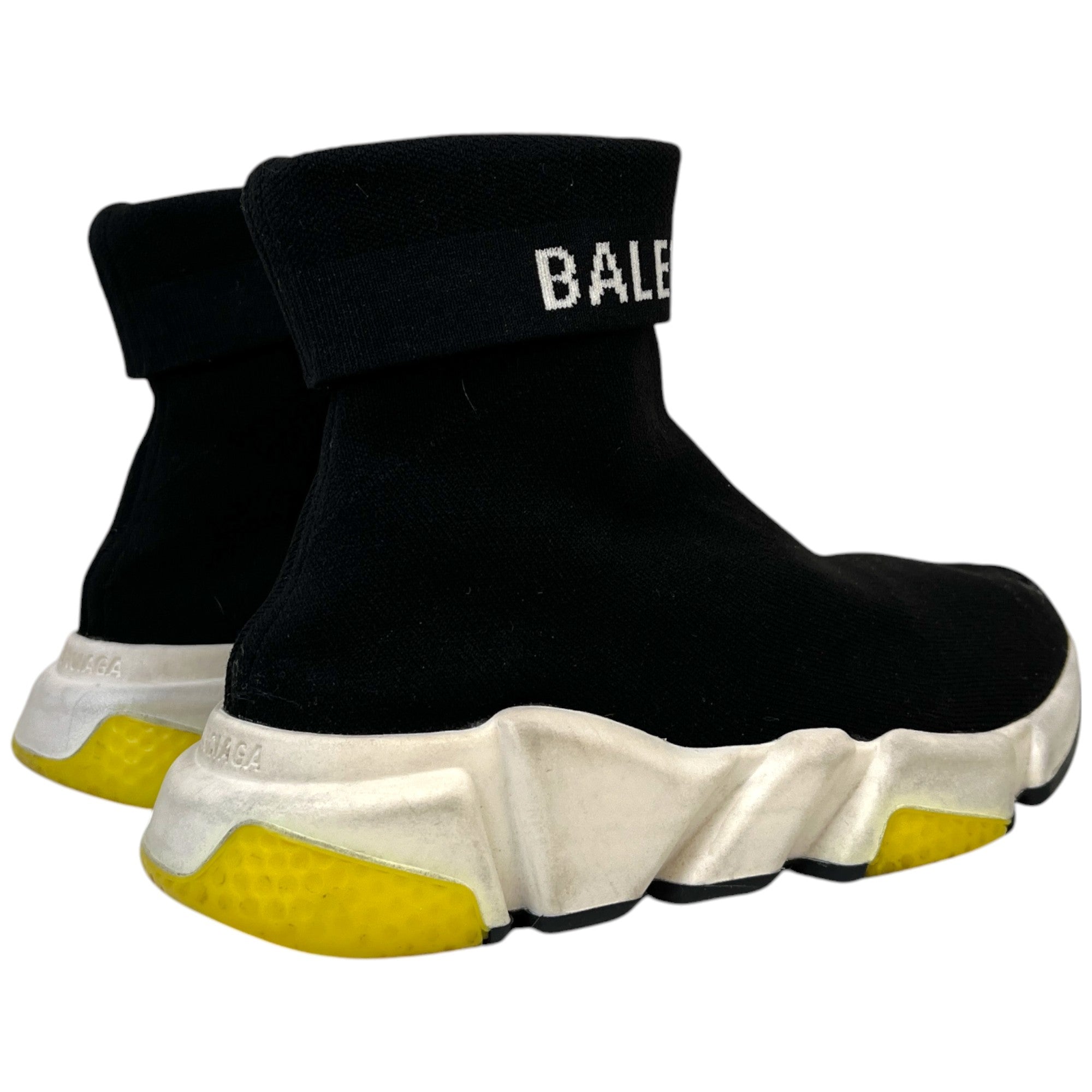 Women's Speed Sock High Trainers Black Size EU 35 / UK 2