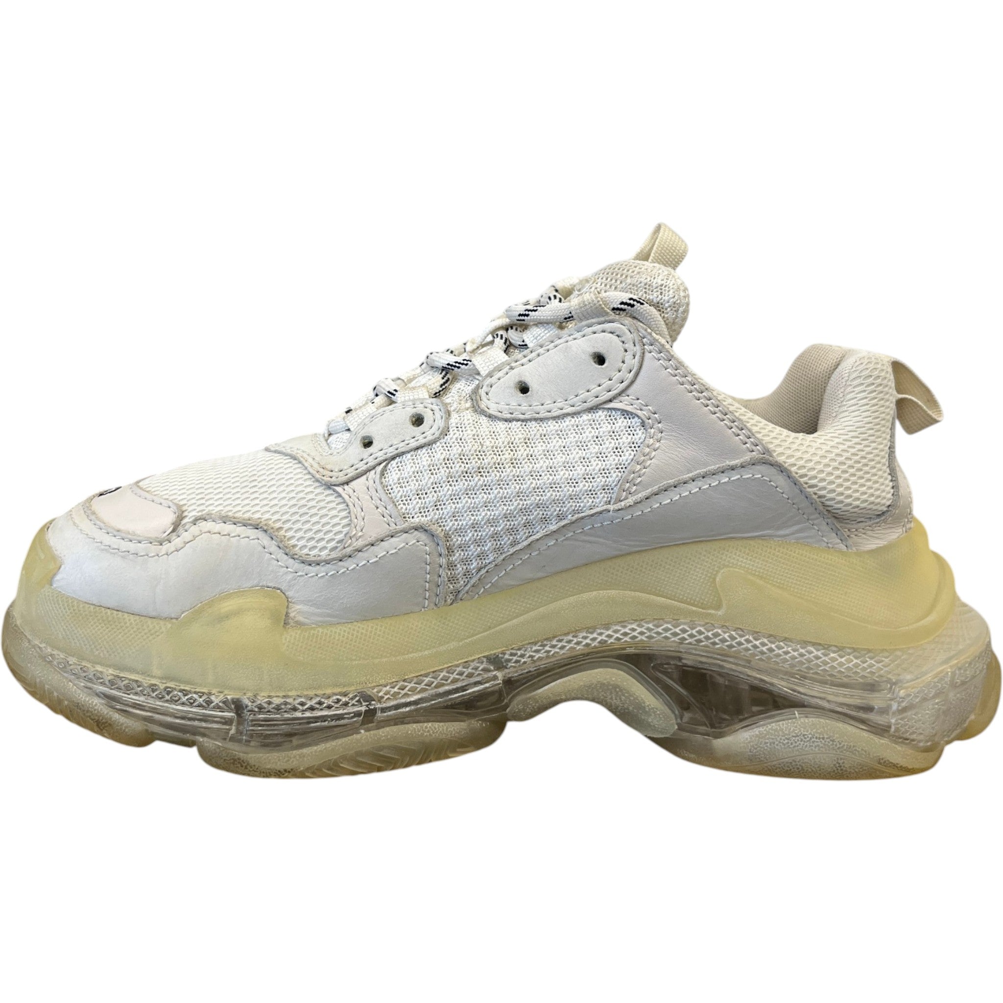 Men's Triple S Low Trainers Beige Size EU 41 / UK 7