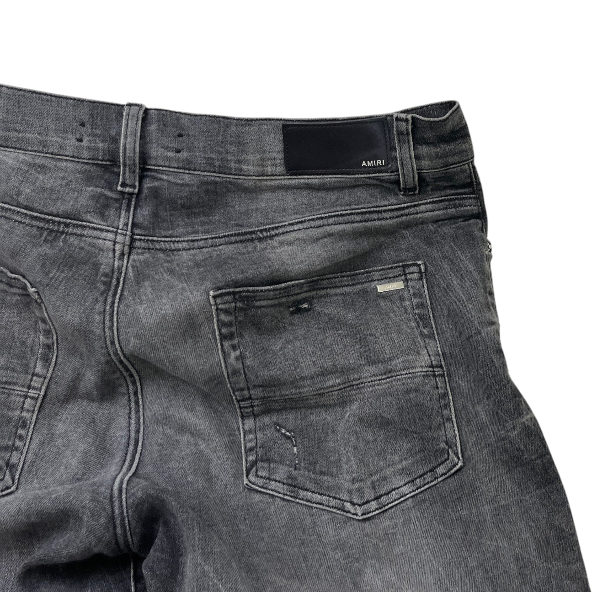 Men's Mx1 Distressed Jeans Grey Size Waist 32"