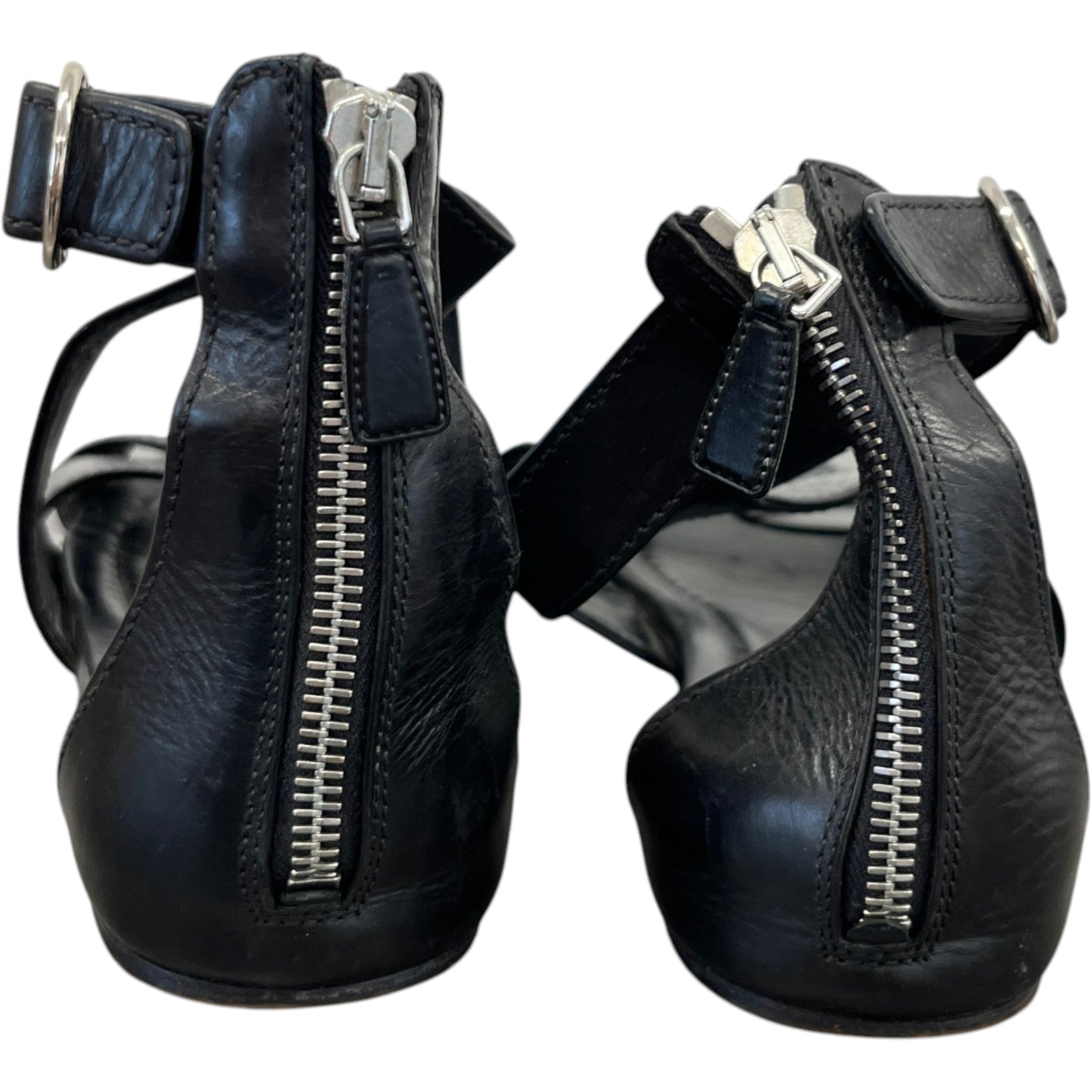 Women's Gladiator Sandals Black Size EU 40.5 / 7.5