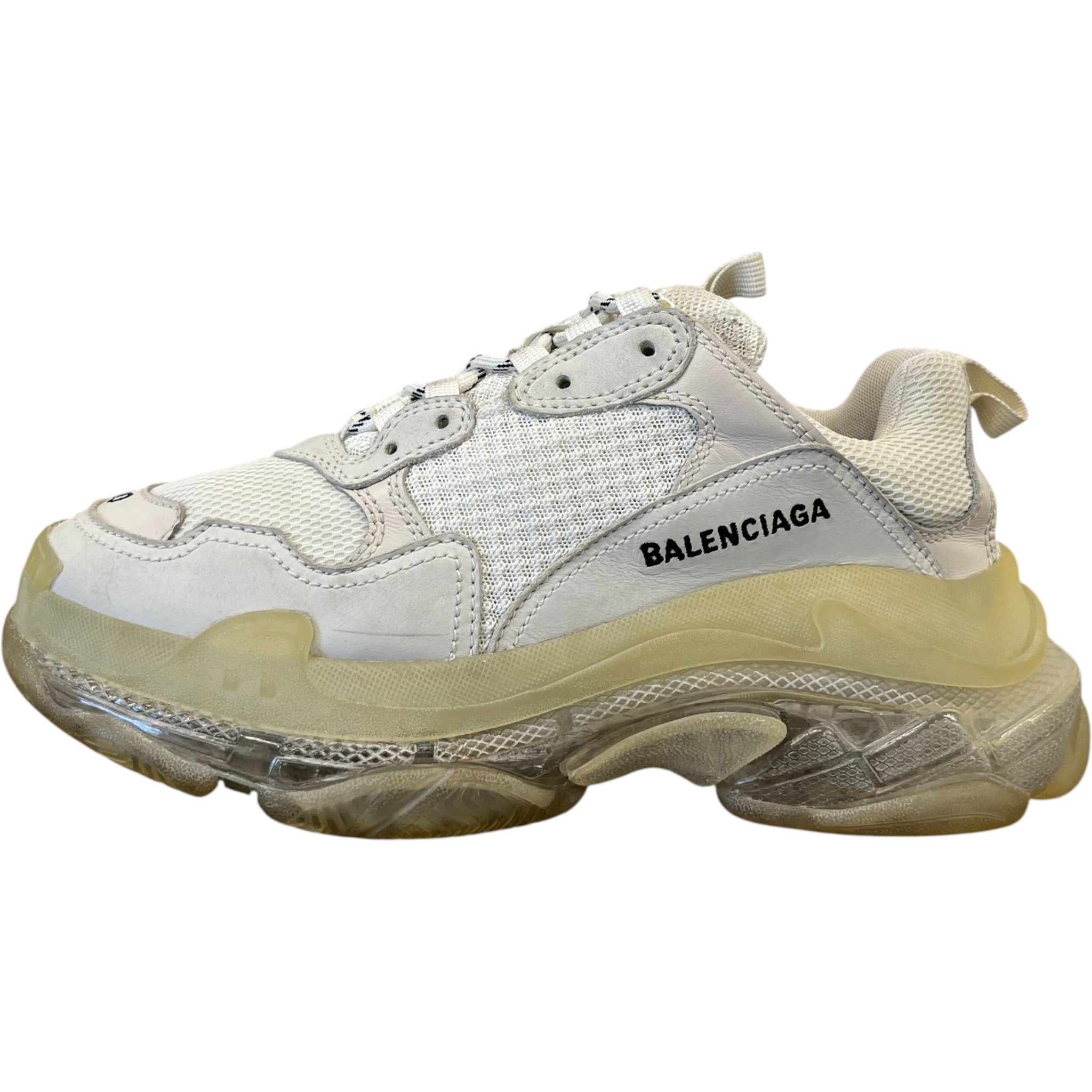 Men's Triple S Low Trainers Beige Size EU 41 / UK 7