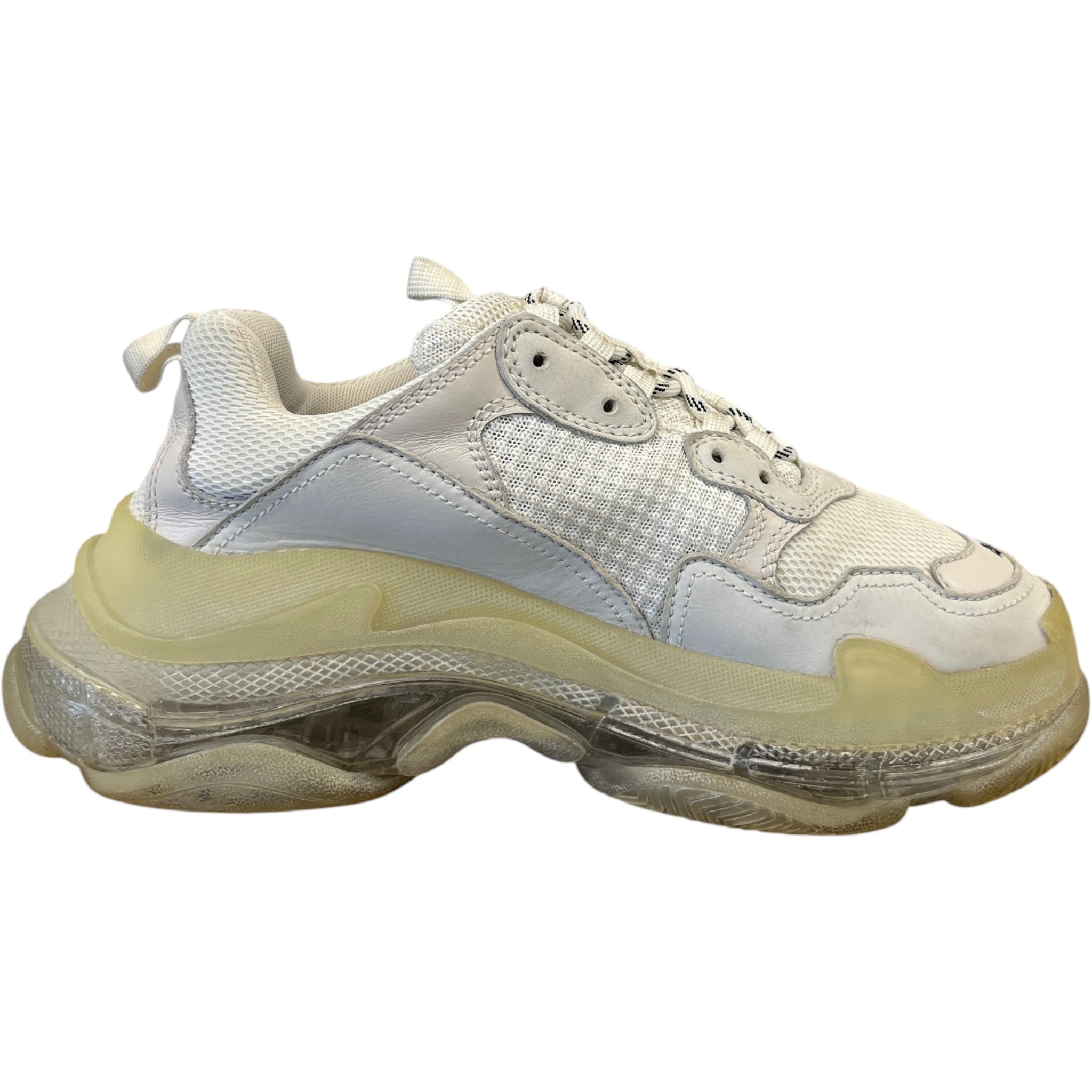 Men's Triple S Low Trainers Beige Size EU 41 / UK 7