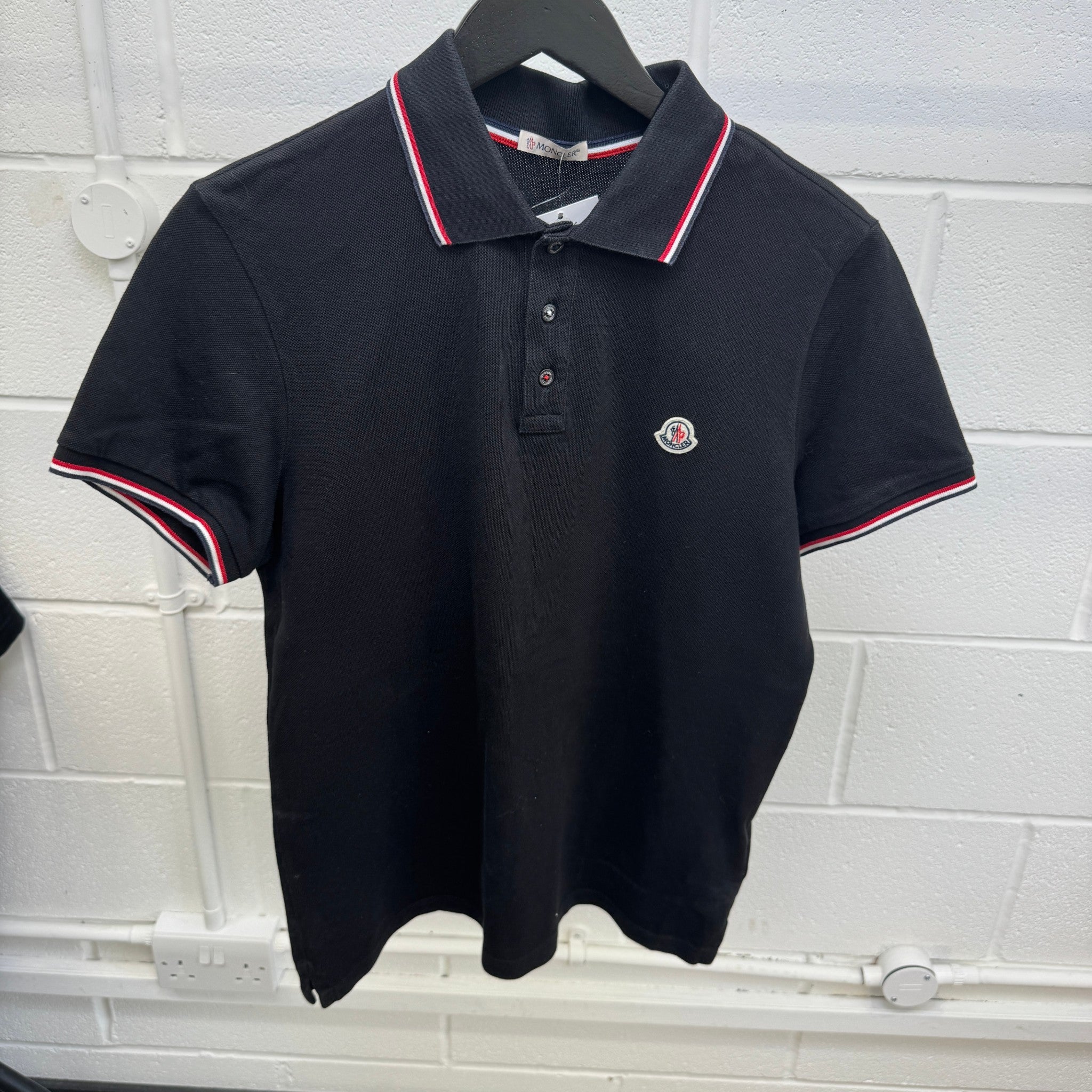 Men's Maglia Polo Shirt Black Size M