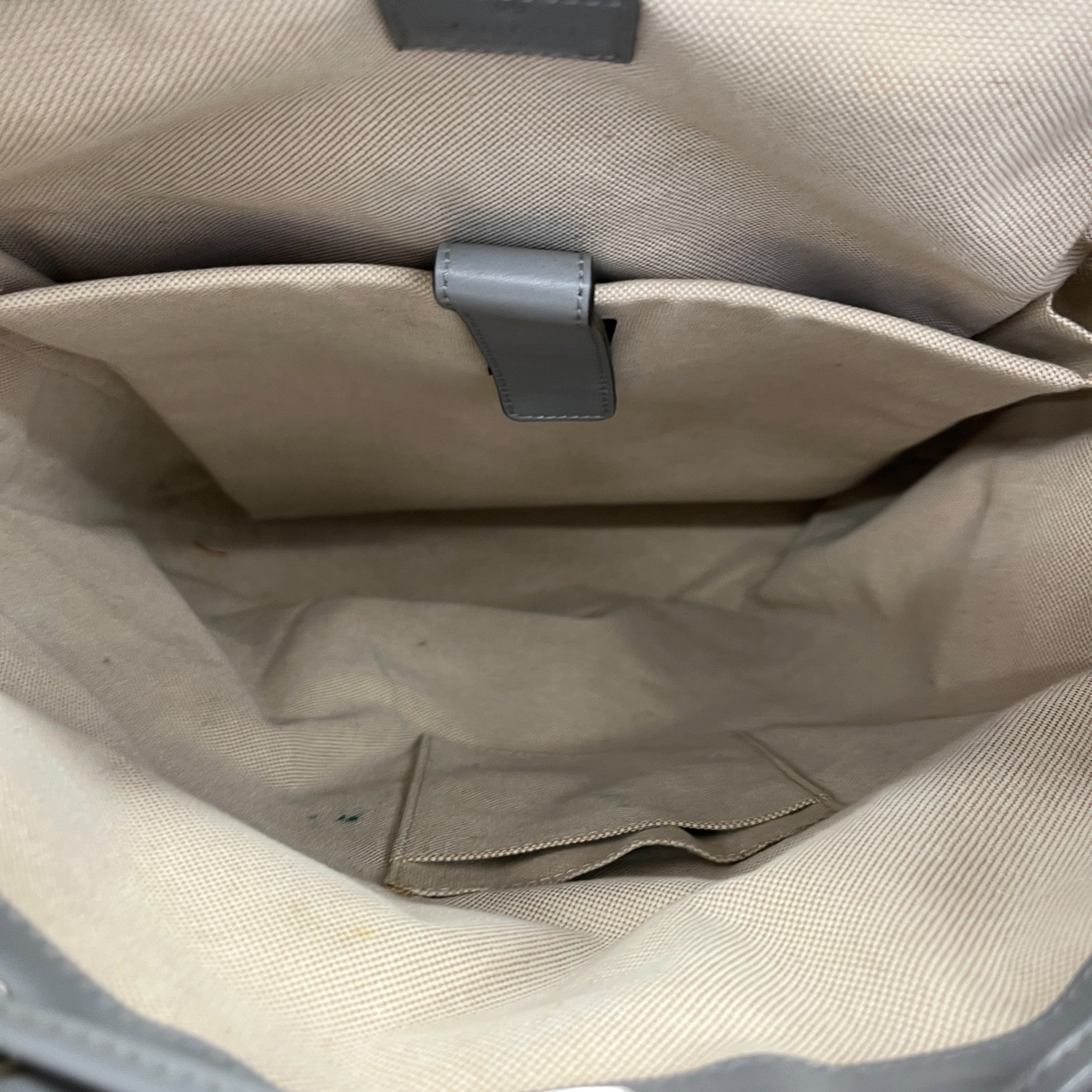 Men's Gg Embossed Backpack Grey