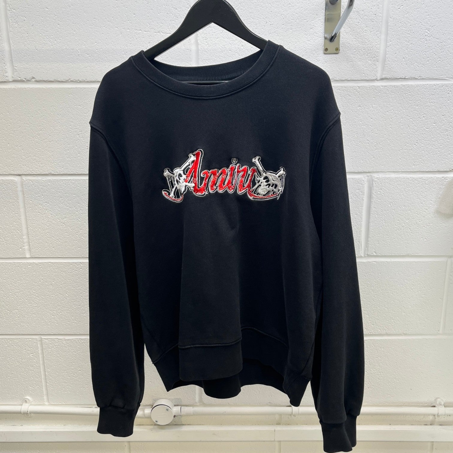 Men's Motley Crue Crewneck Sweatshirt Black Size M