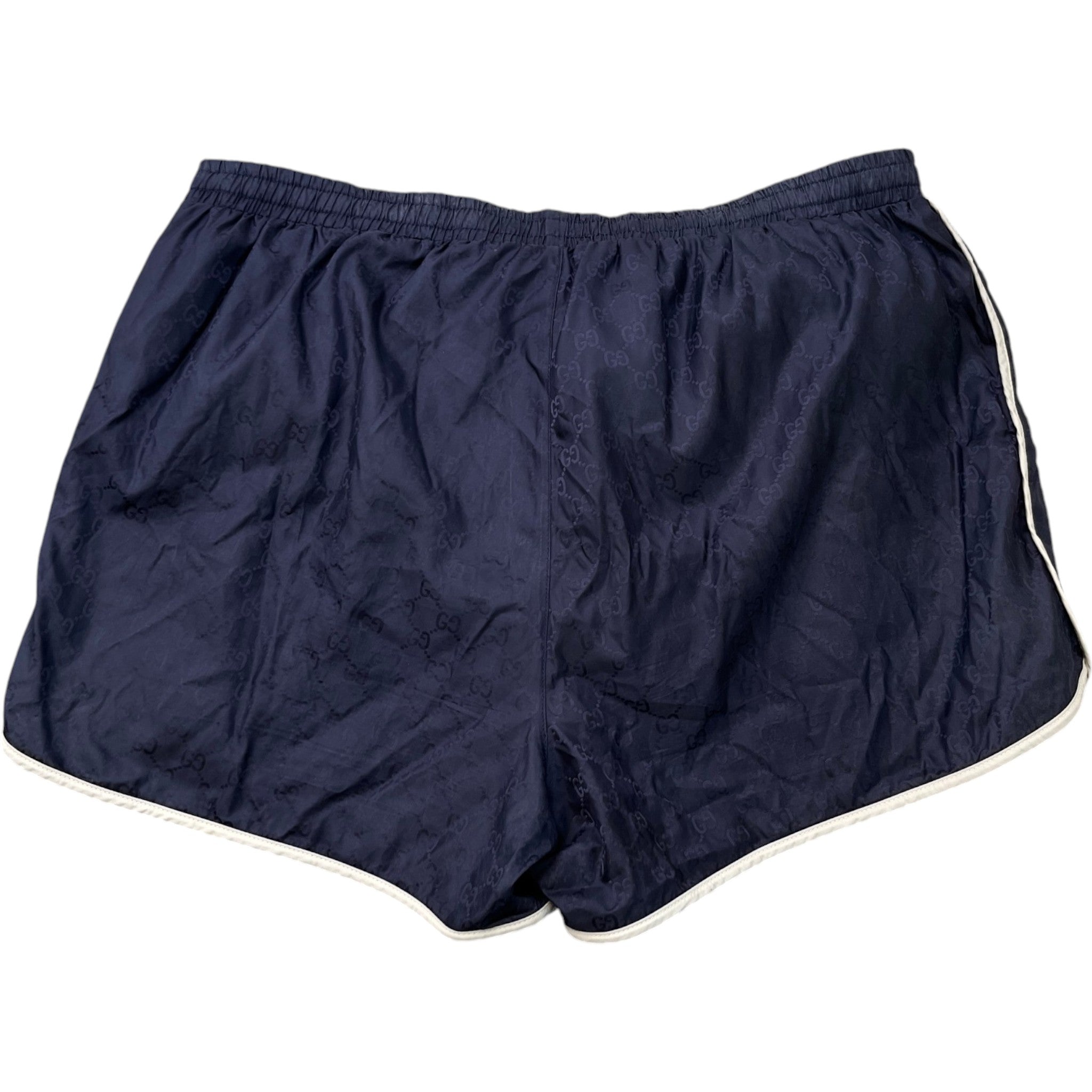 Men's Gg Bee Embroidered Shorts Navy Size IT 50 / UK 34