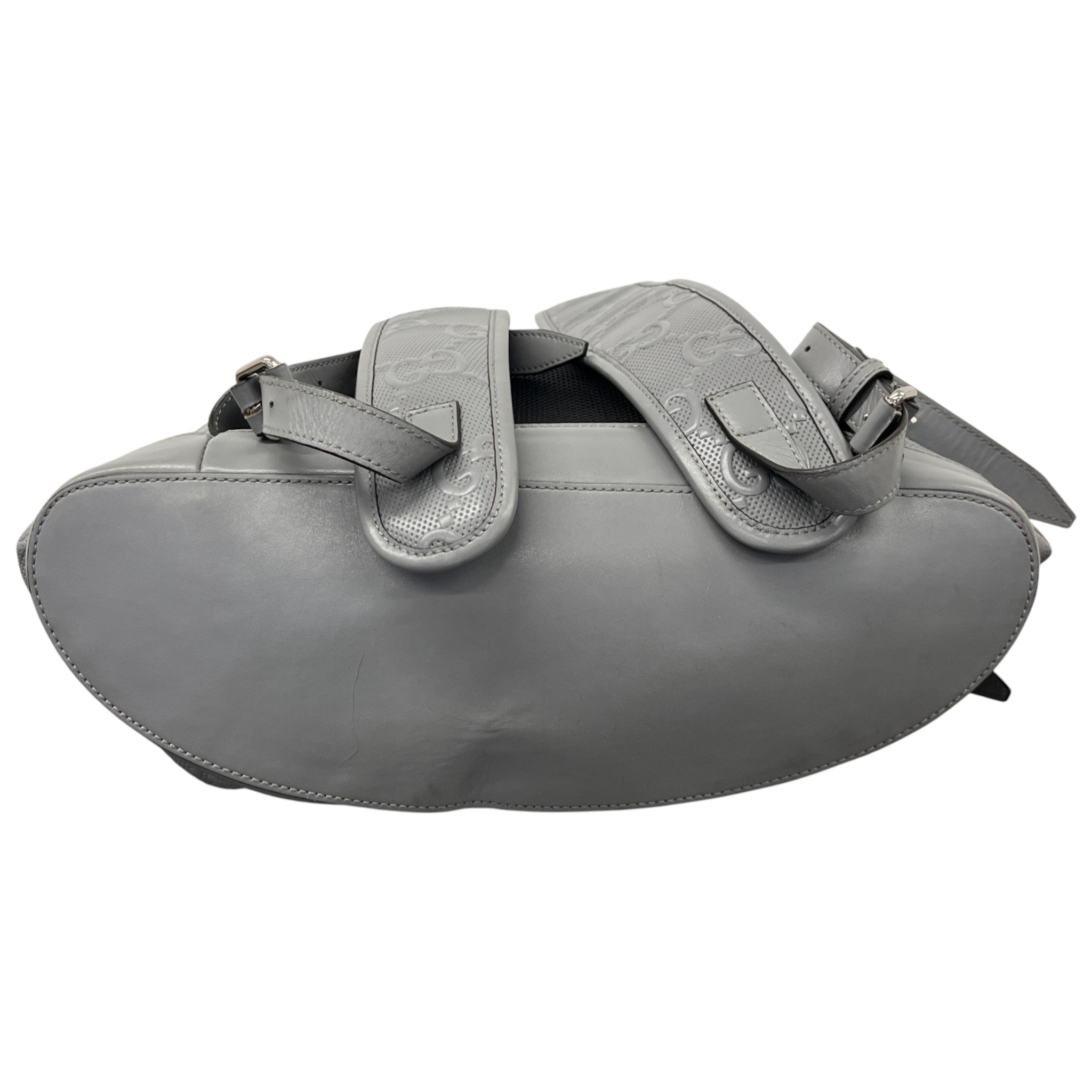 Men's Gg Embossed Backpack Grey
