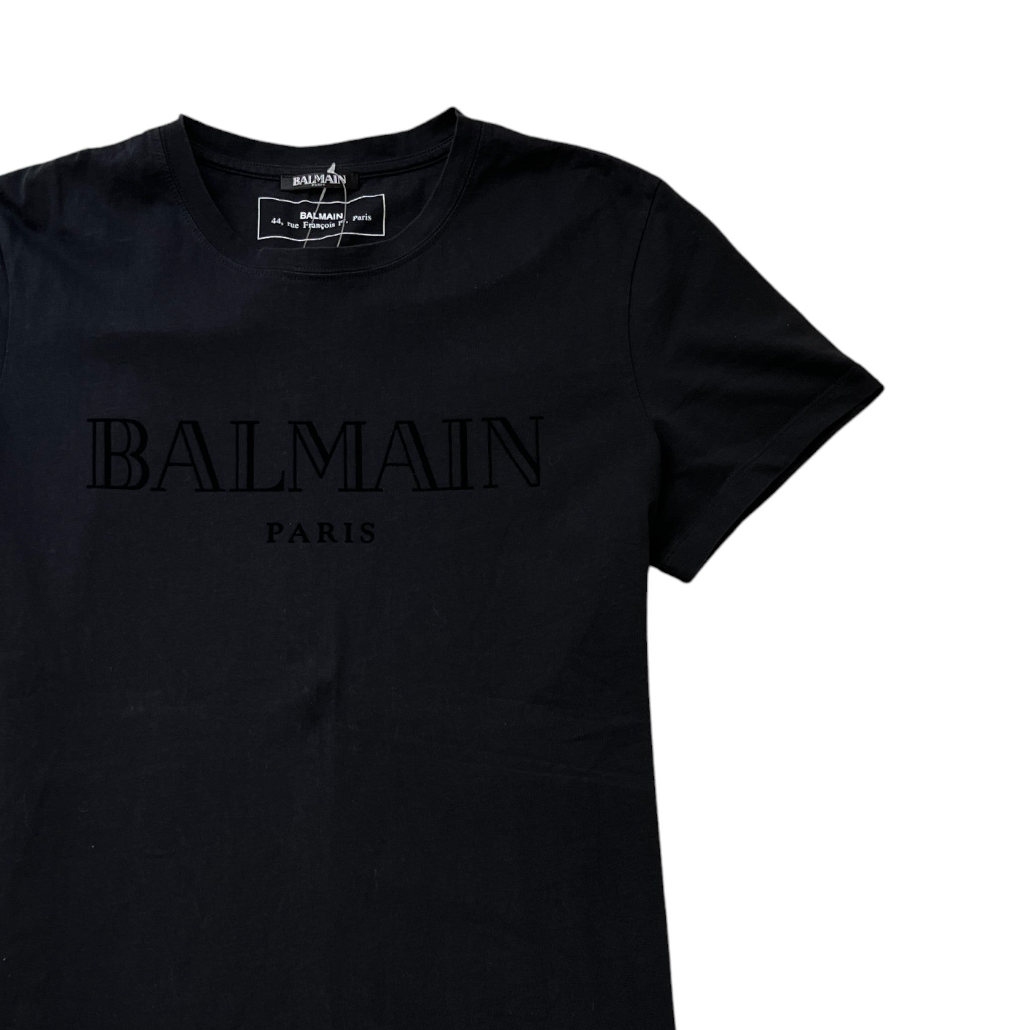 Men's Paris Logo T-Shirt Black Size L