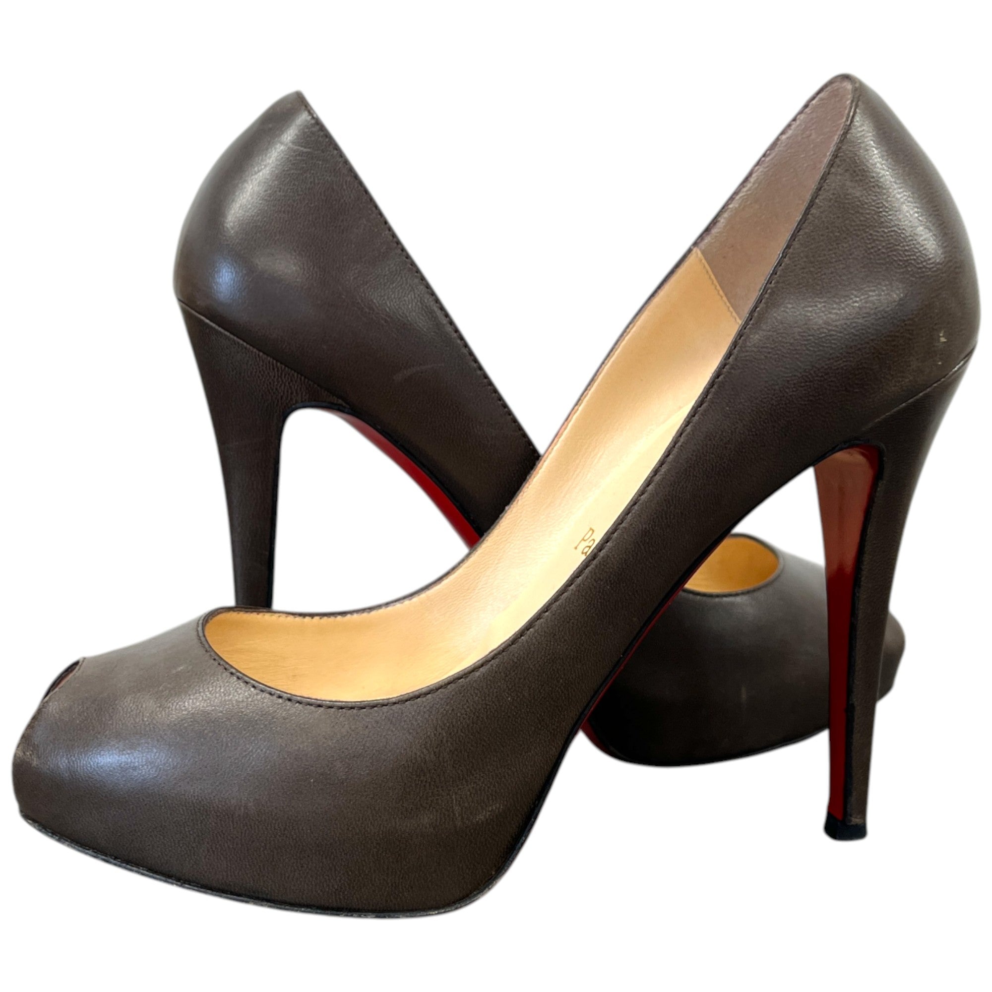 Women's Mini Bout Heels Brown Size EU 38 / UK 5