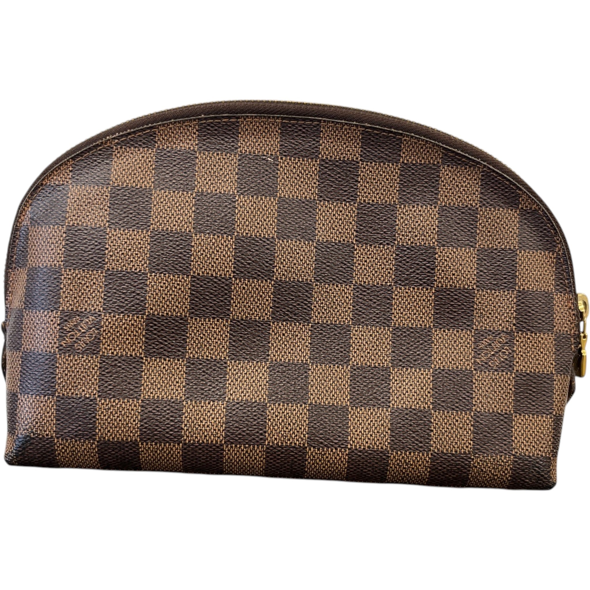 Women's Damier Ebene Cosmetic Pouch Gm Pouch Brown