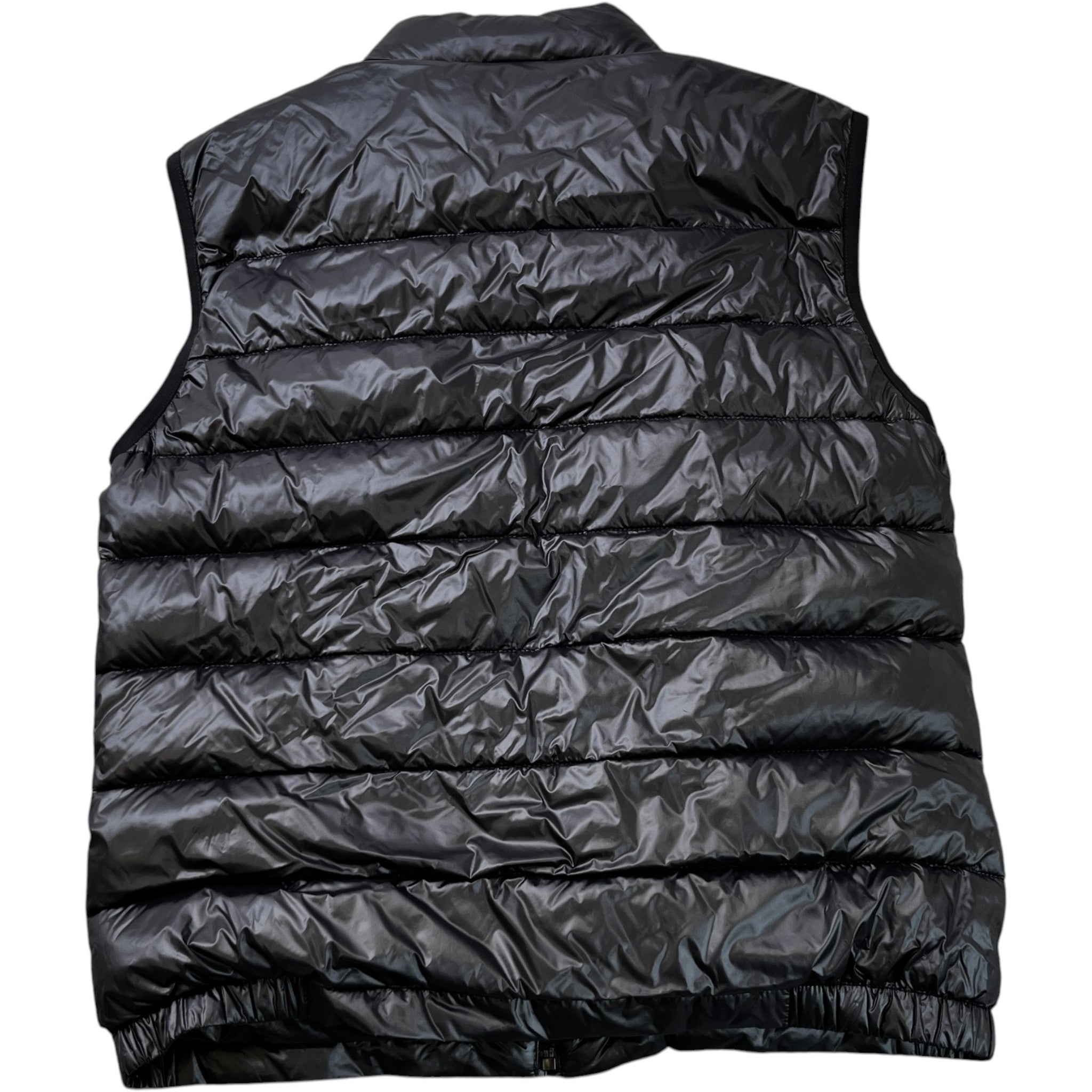 Men's Triangular Logo Plaque Gilet Black Size IT 50 / L