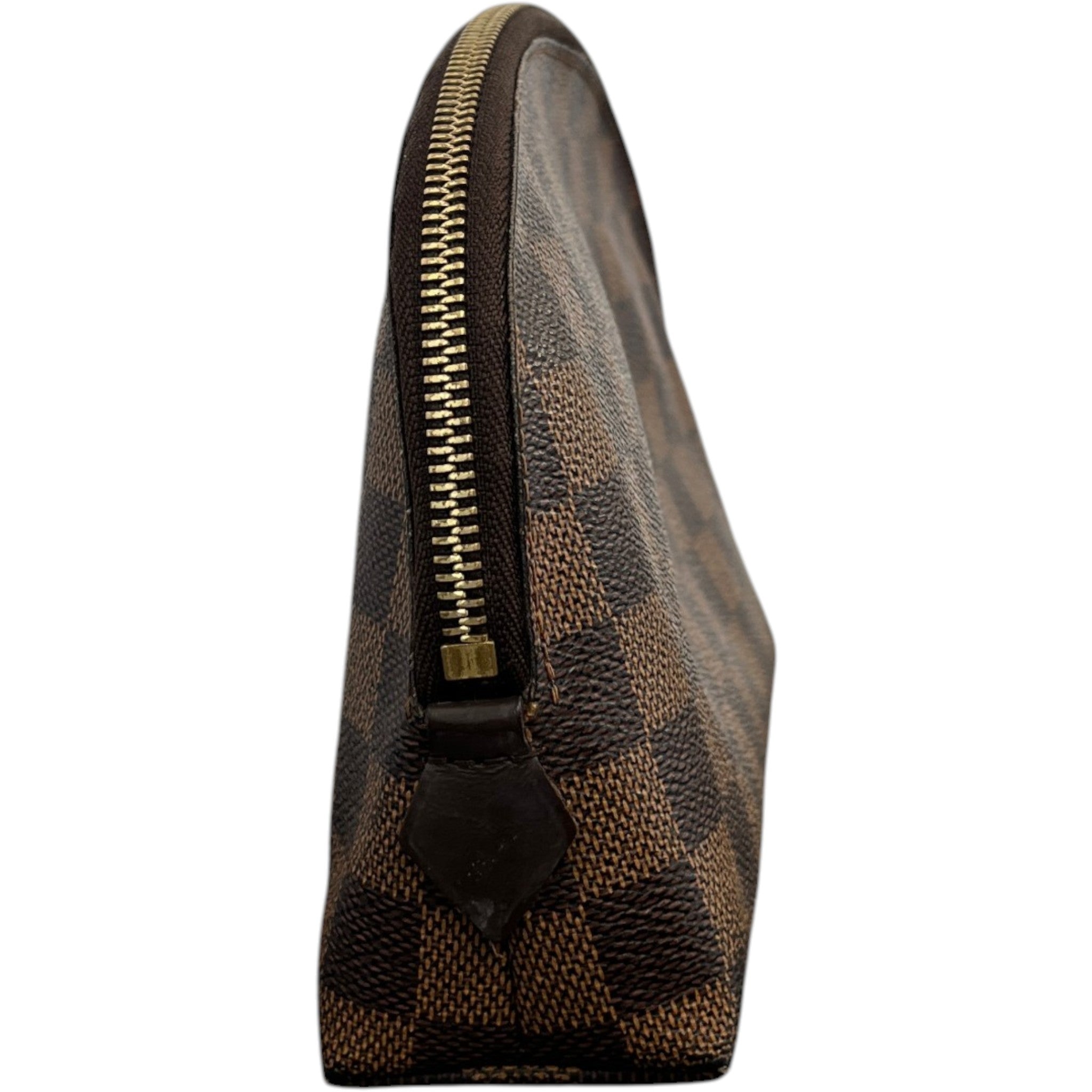 Women's Damier Ebene Cosmetic Pouch Gm Pouch Brown
