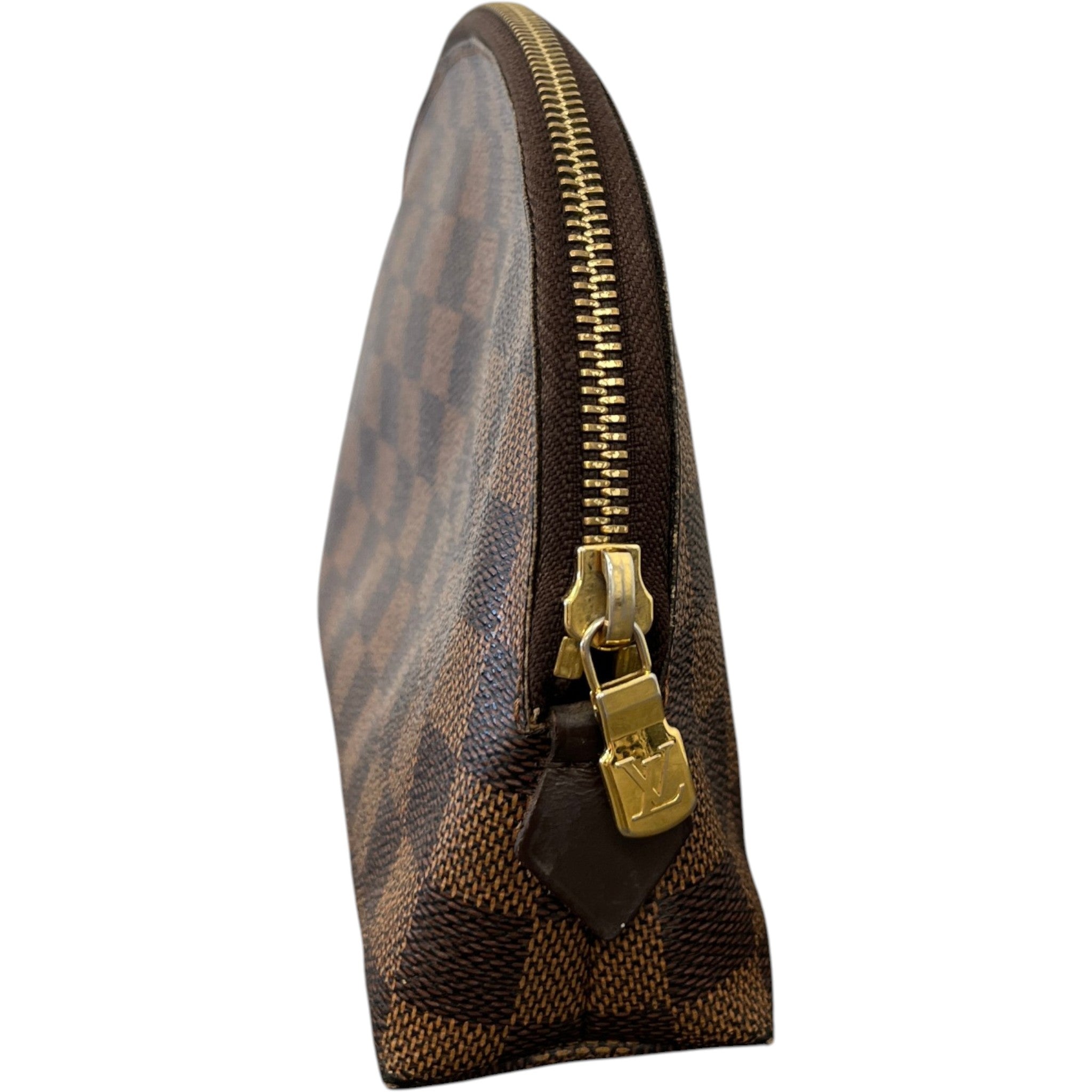Women's Damier Ebene Cosmetic Pouch Gm Pouch Brown