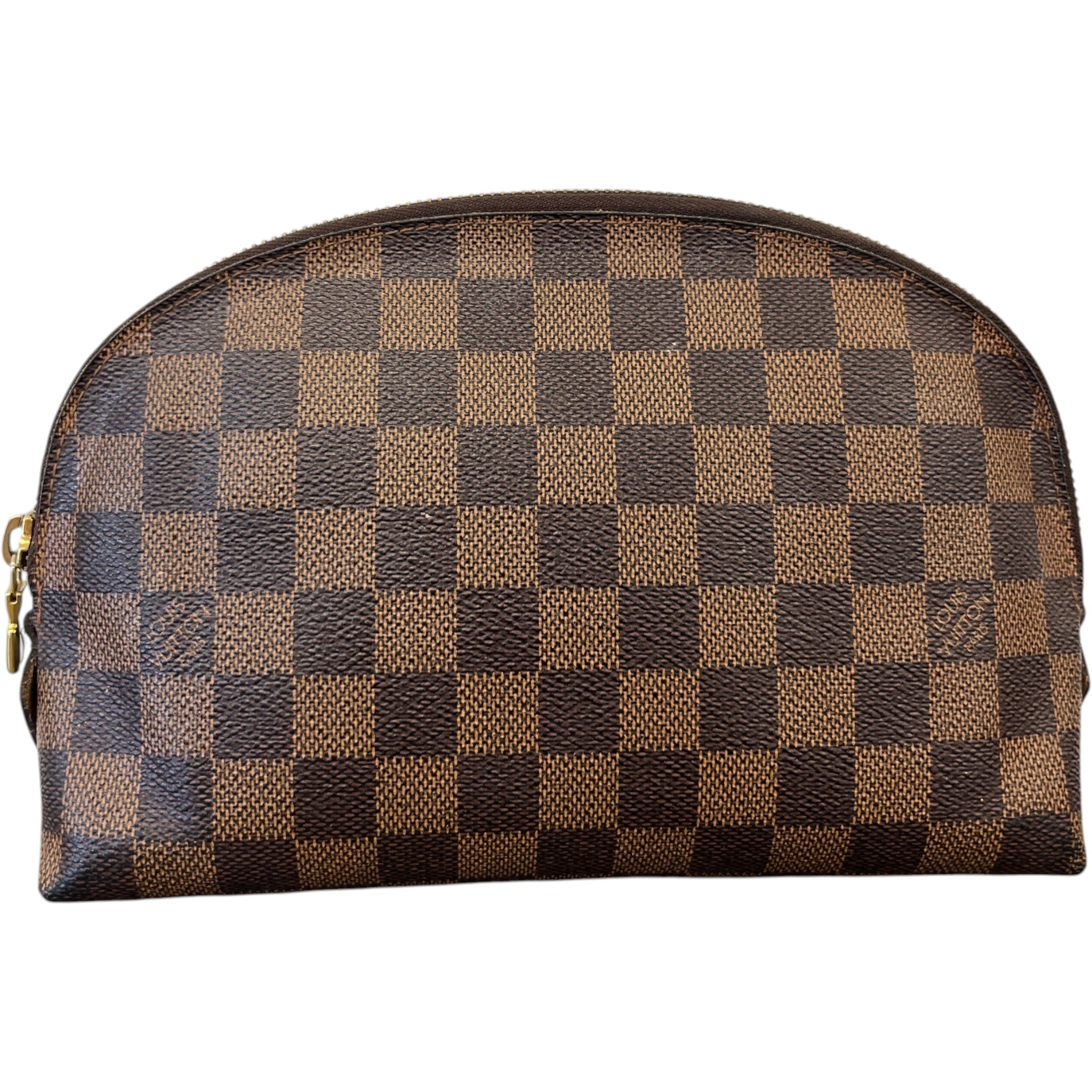 Women's Damier Ebene Cosmetic Pouch Gm Pouch Brown