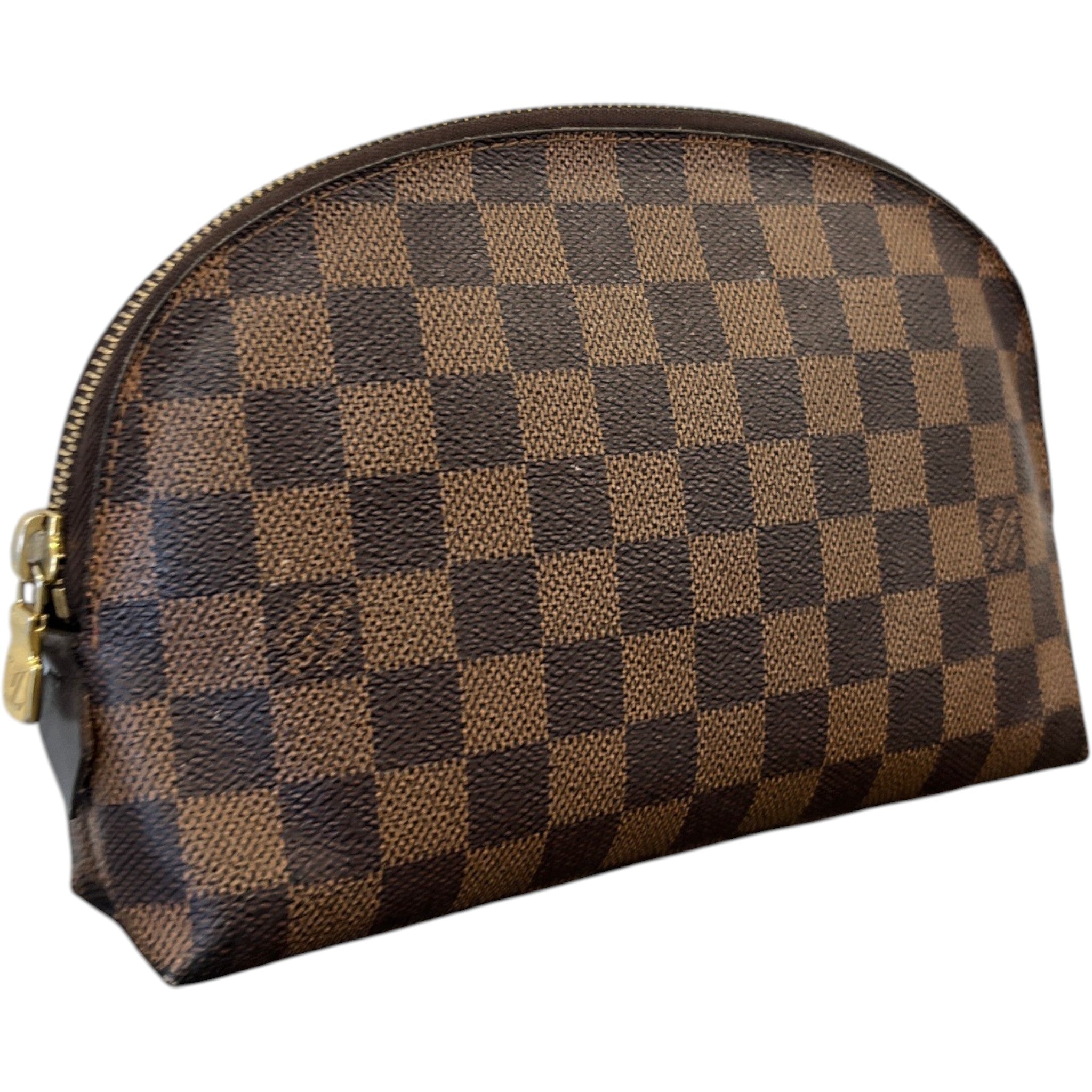 Women's Damier Ebene Cosmetic Pouch Gm Pouch Brown