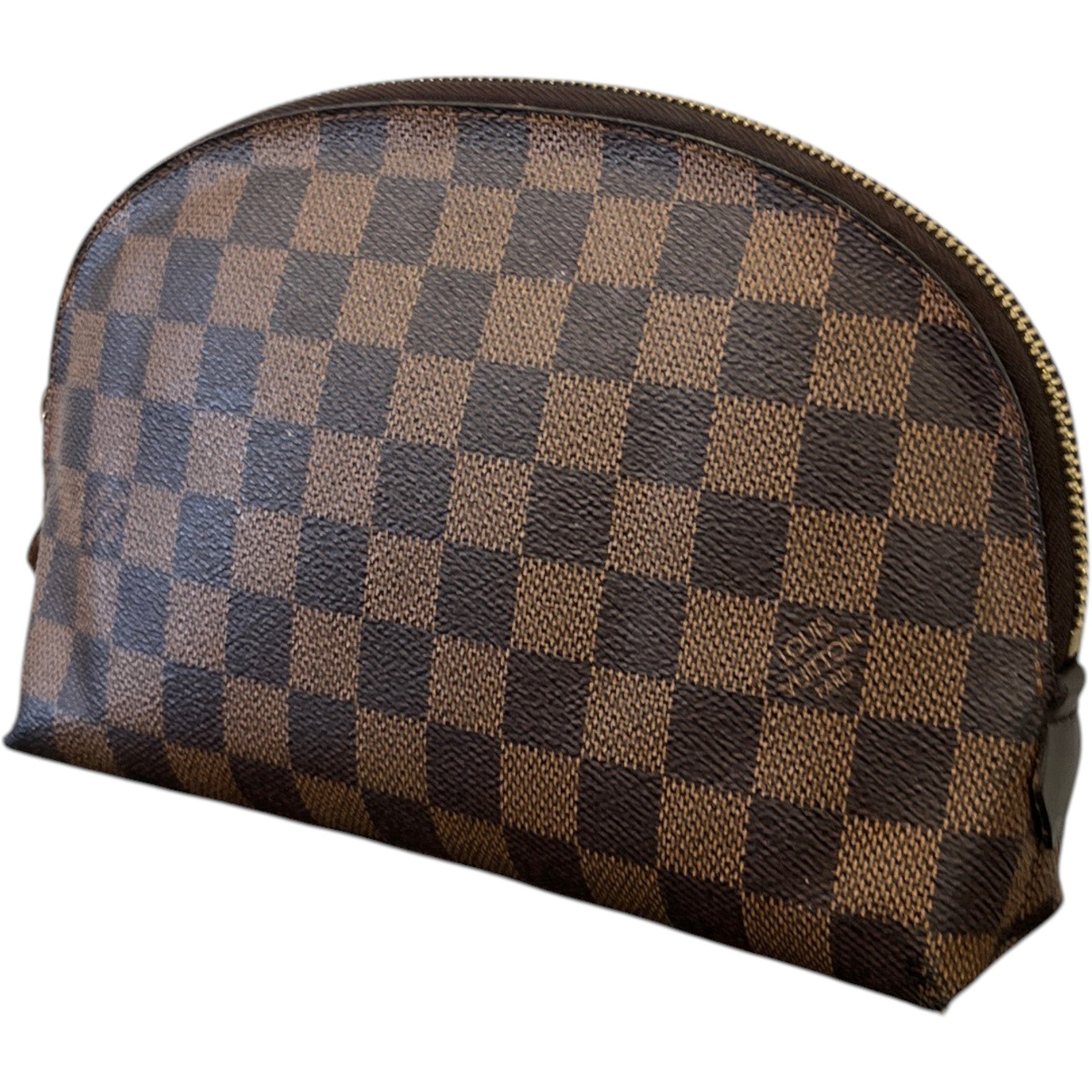 Women's Damier Ebene Cosmetic Pouch Gm Pouch Brown