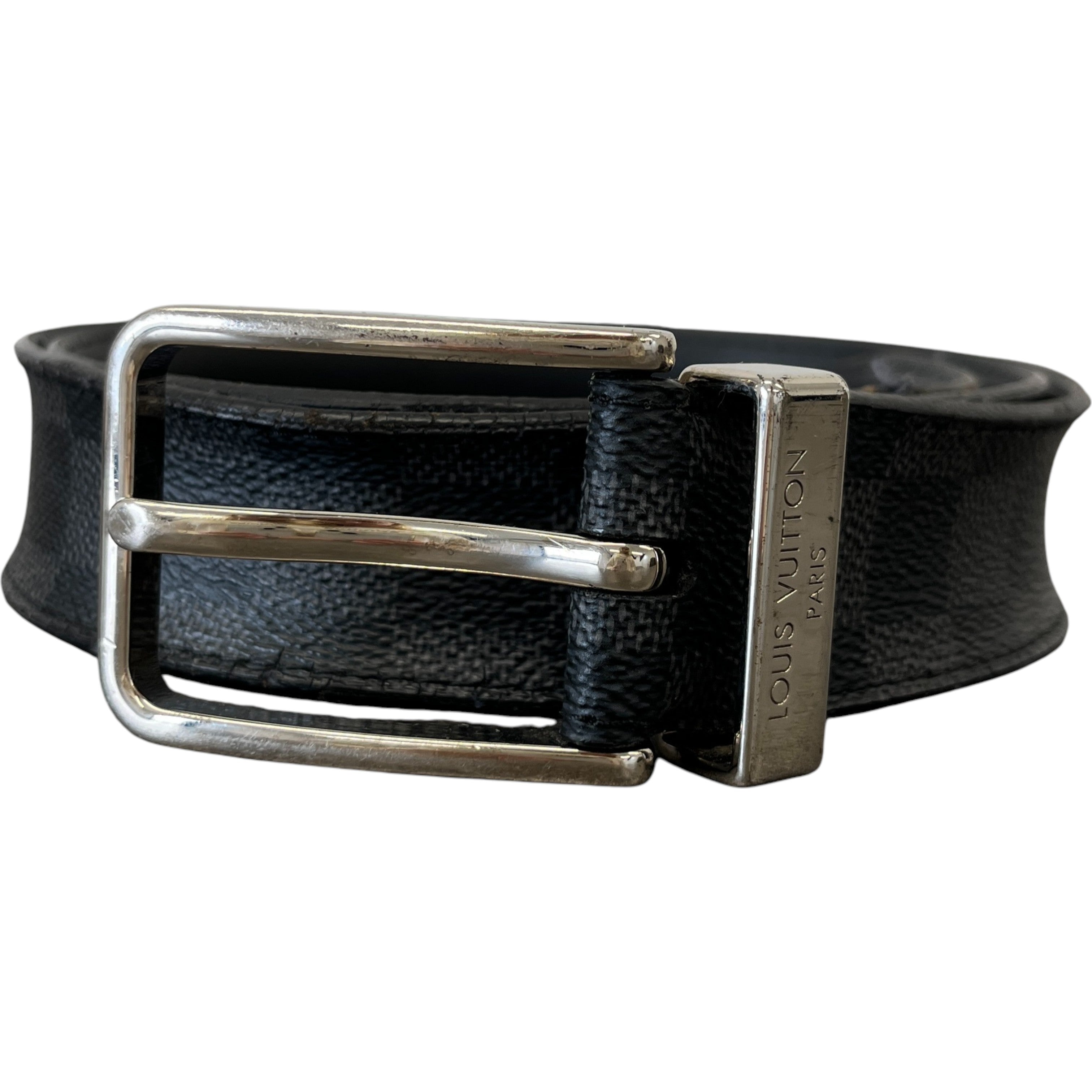 Men's Damier Graphite Pont Neuff 35Mm Belt Black