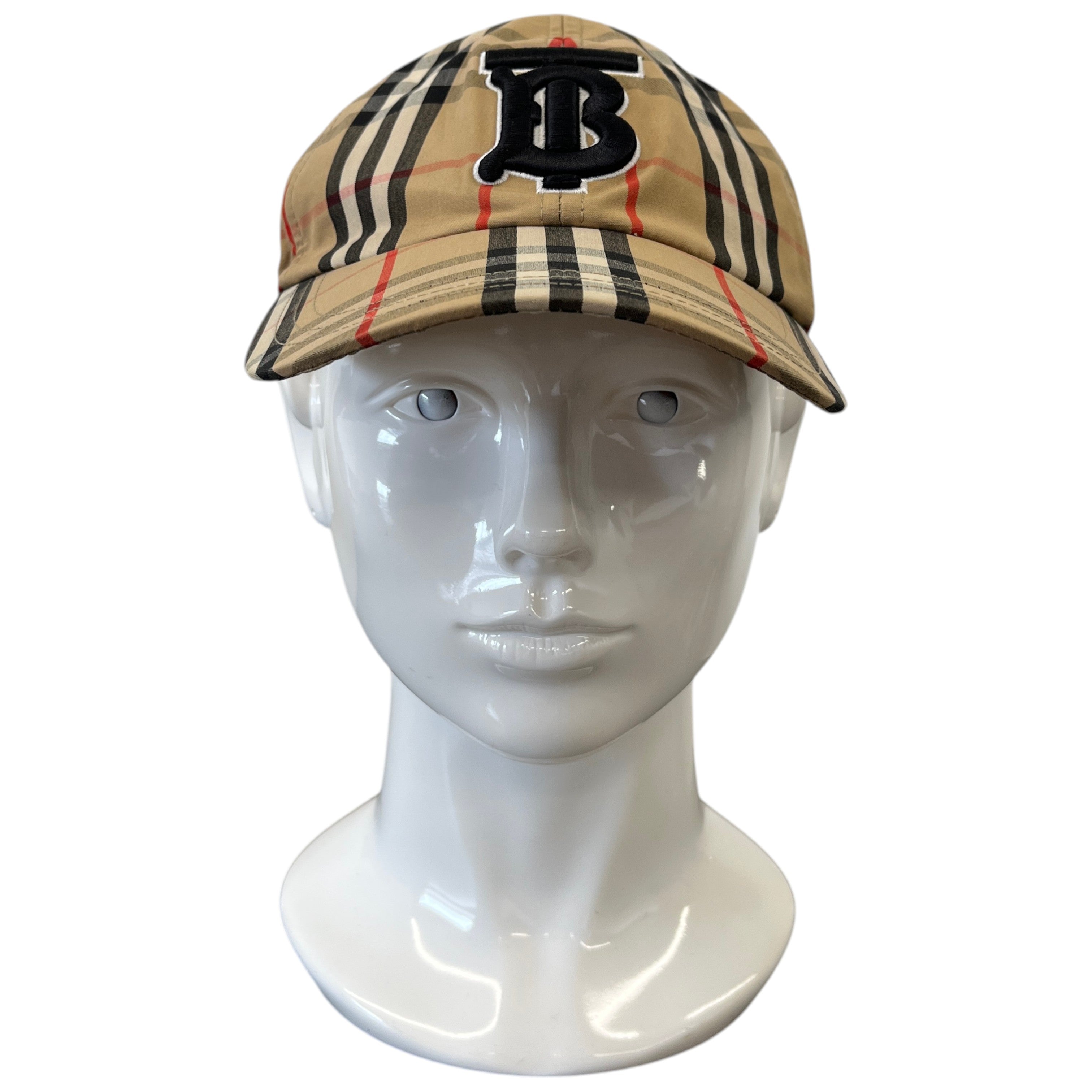 Men's Tb Vintage Check Cap Beige