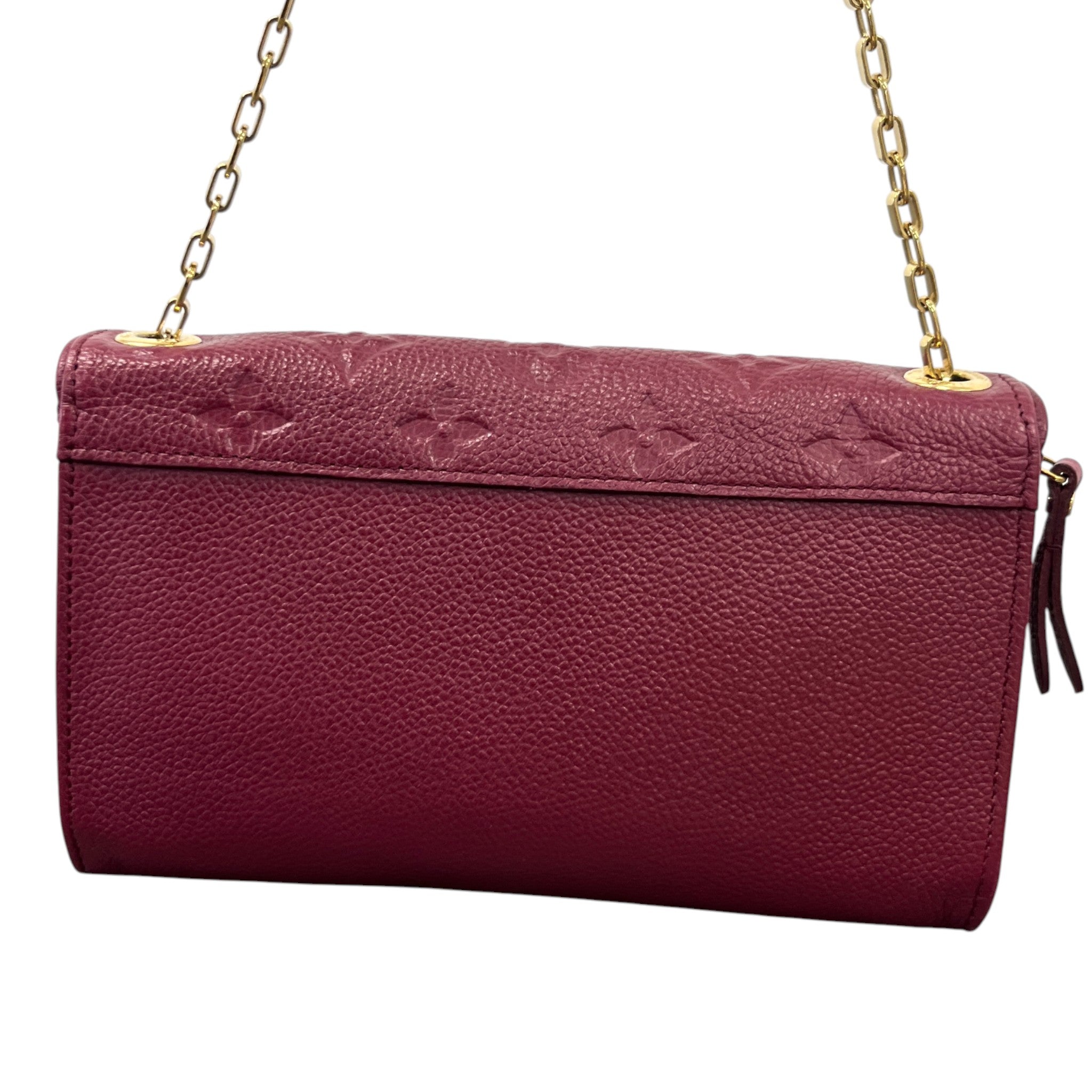 Women's Empreinte Leather Saint Germain Pochette Bag Red