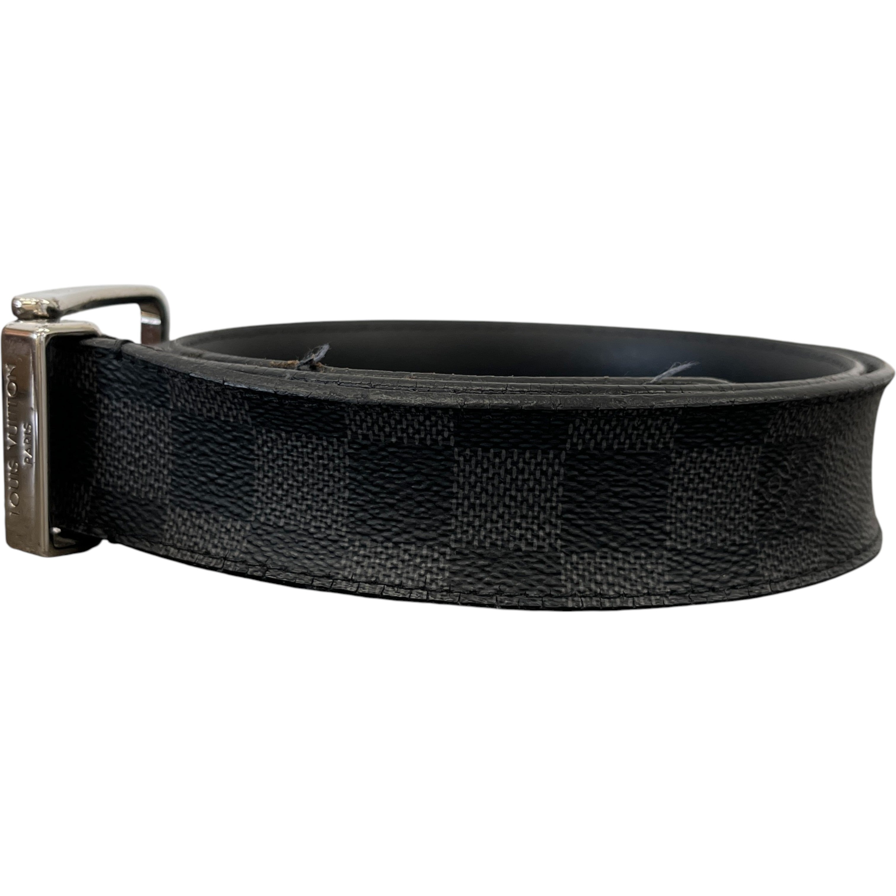 Men's Damier Graphite Pont Neuff 35Mm Belt Black
