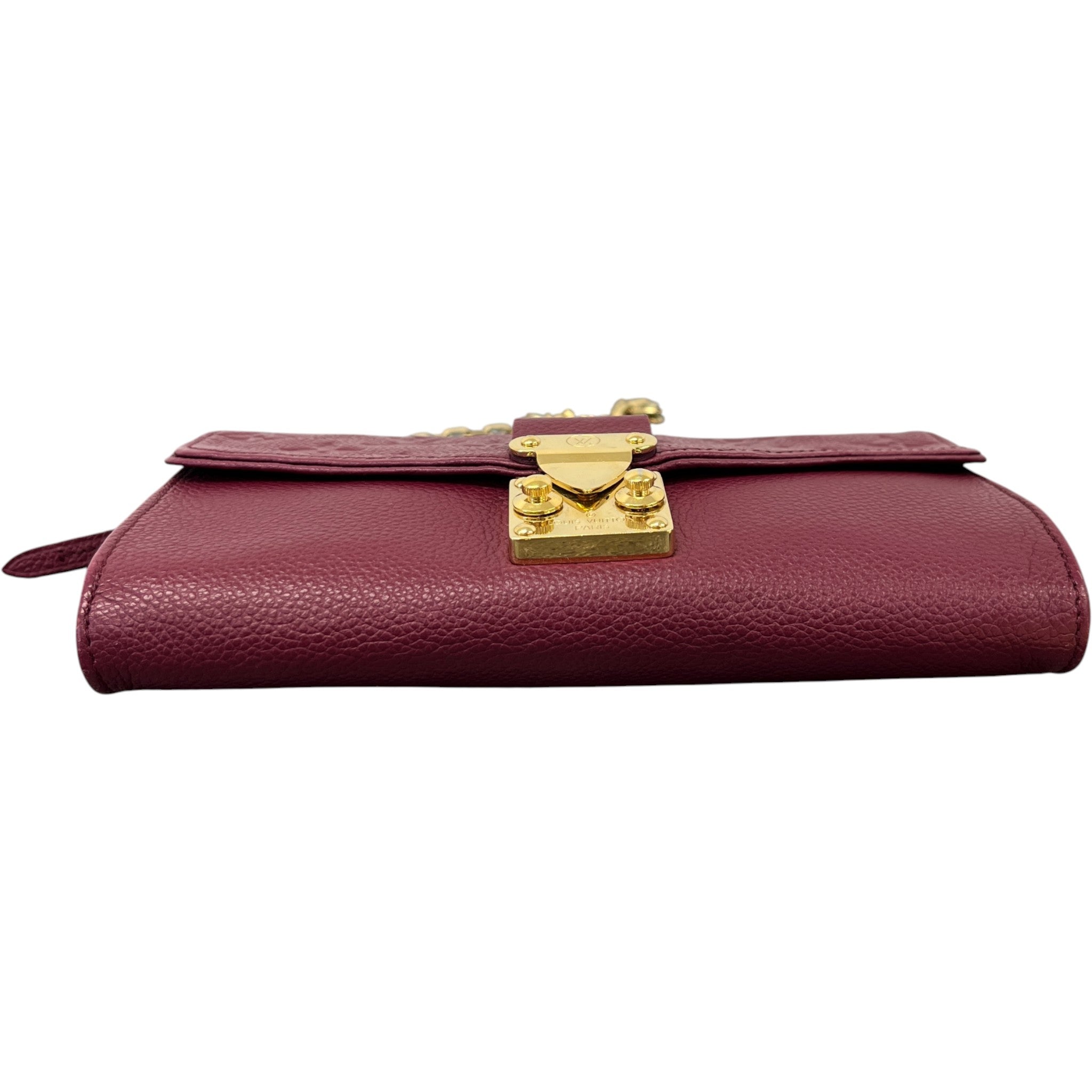 Women's Empreinte Leather Saint Germain Pochette Bag Red