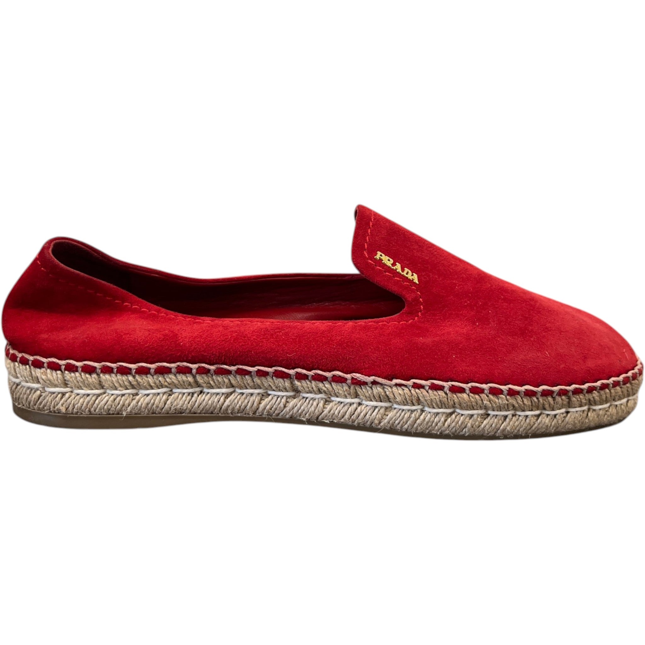 Women's Espadrilles Loafers Red Size EU 40 / UK 7