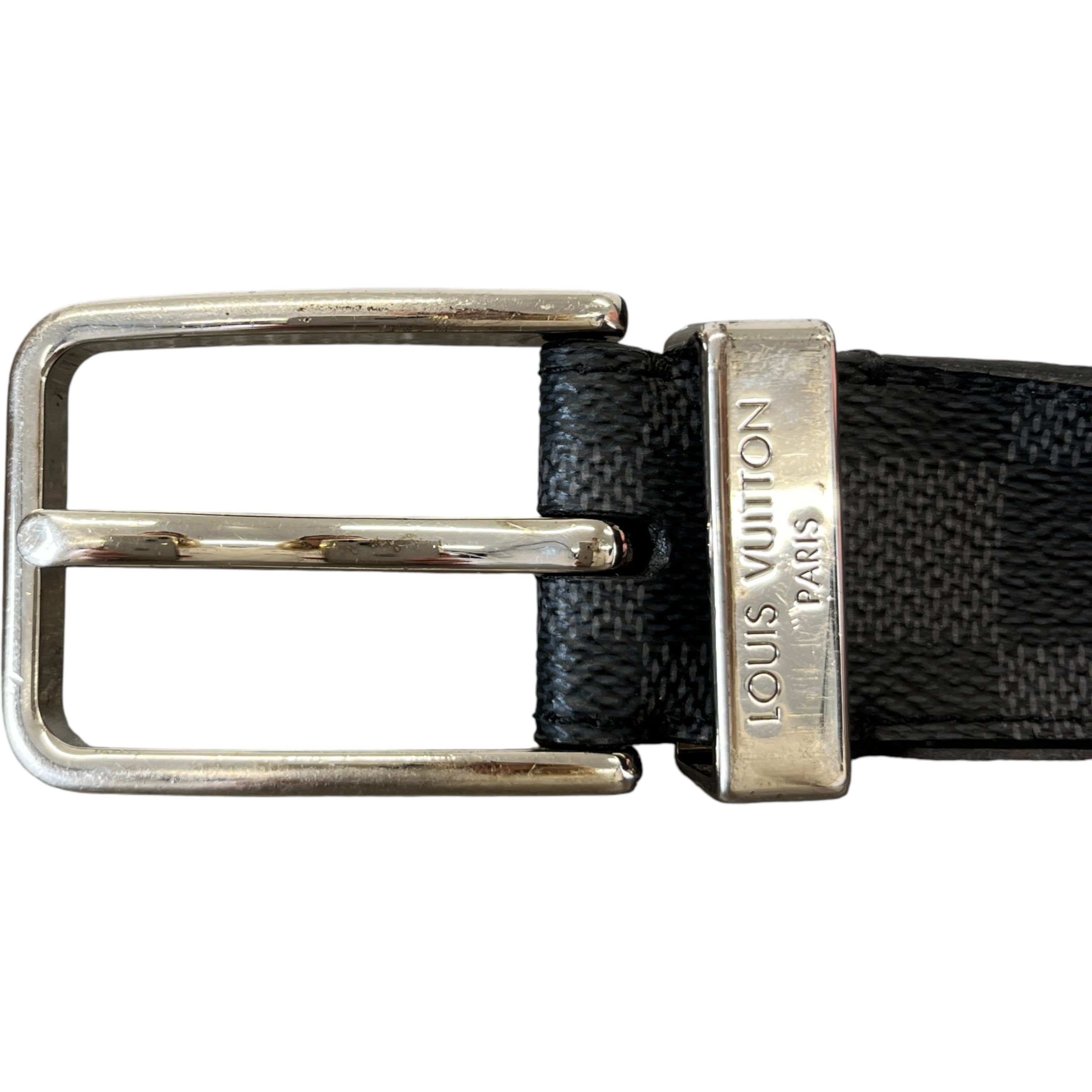 Men's Damier Graphite Pont Neuff 35Mm Belt Black