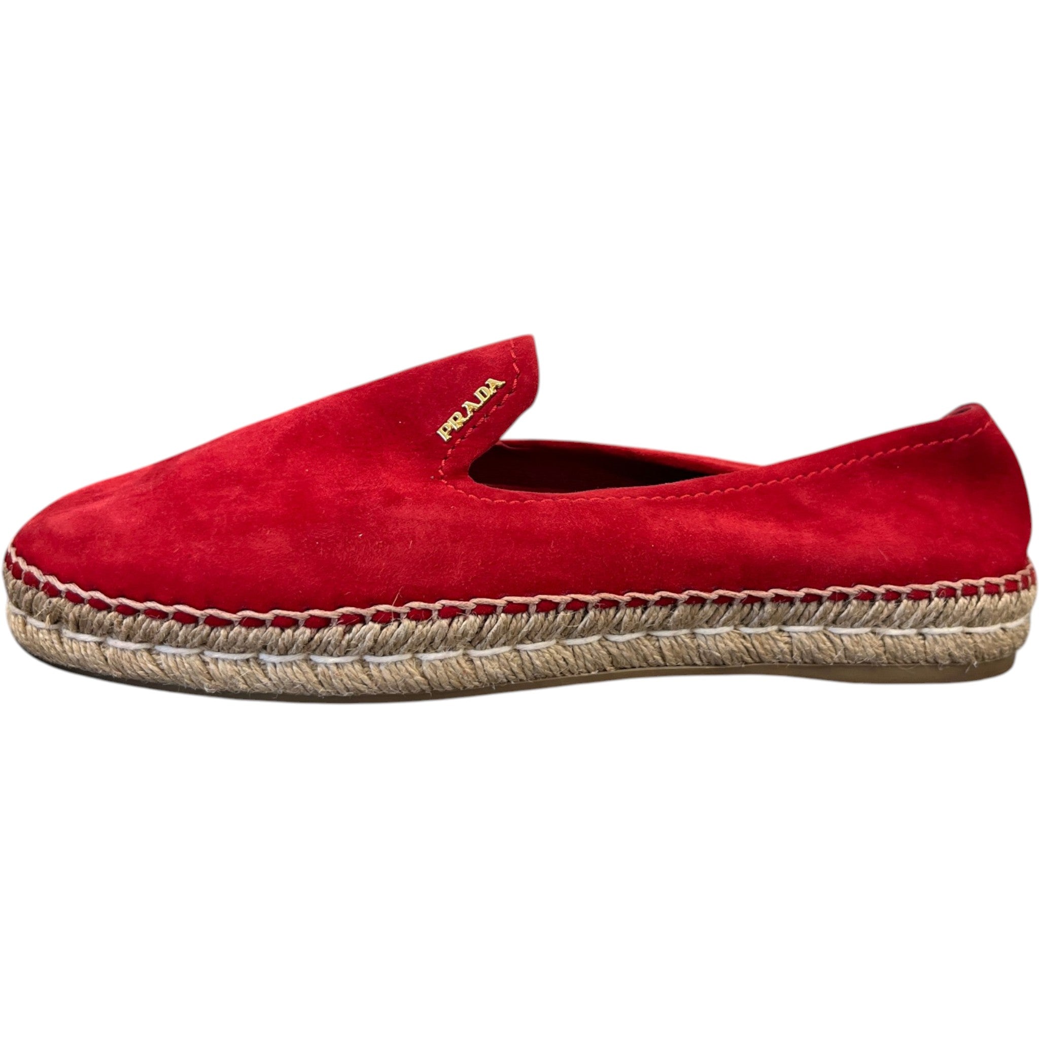 Women's Espadrilles Loafers Red Size EU 40 / UK 7