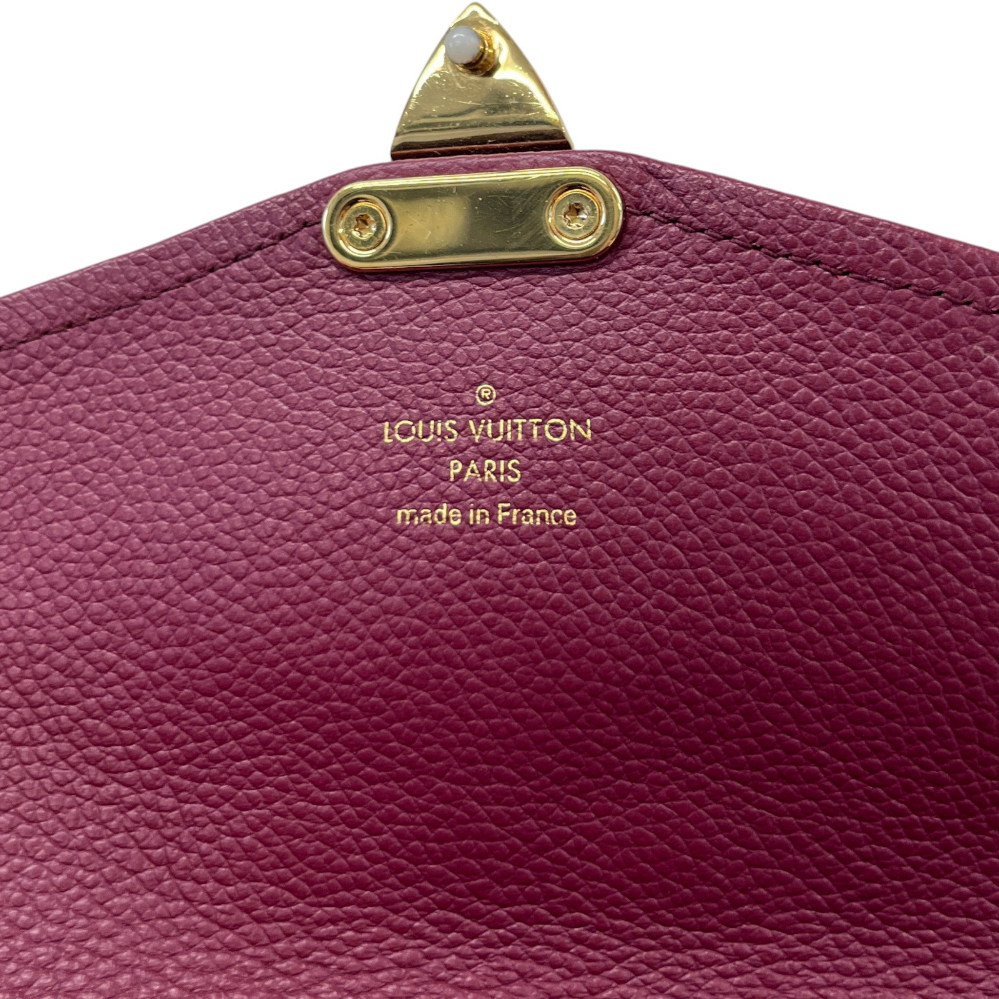 Women's Empreinte Leather Saint Germain Pochette Bag Red